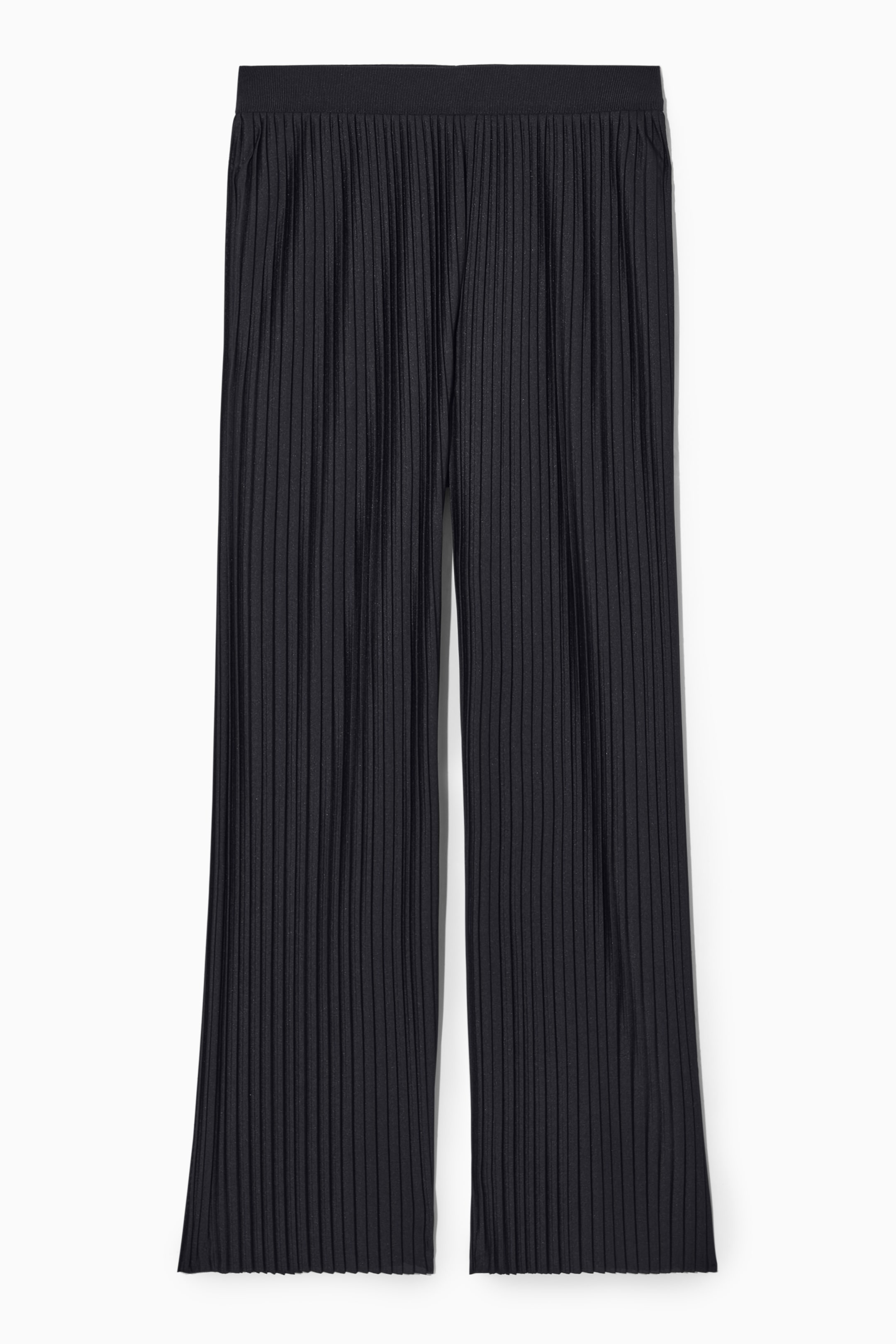 Grösseres Bild ansehen: HOSE MIT PLISSEEFALTEN - DUNKLES NAVYBLAU - DAMEN | H&M CH 1