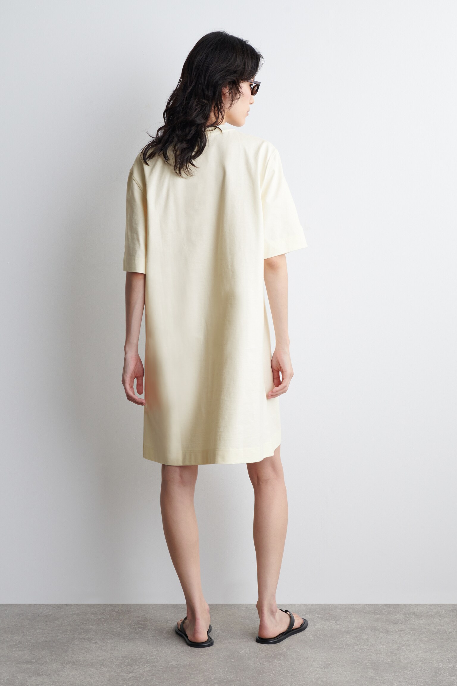 VESTIDO-CAMISETA CORTO DE ALGODÓN - BLANCO/BLANCO / ROJO / RAYAS - 5