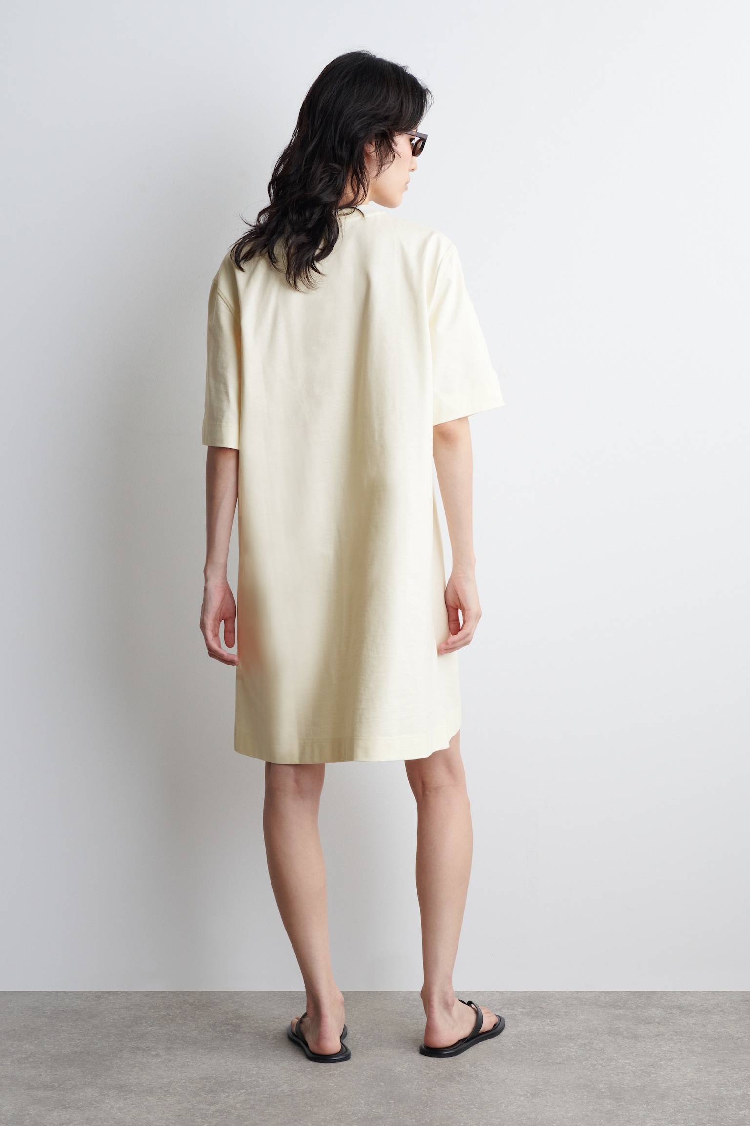 VESTIDO-CAMISETA CORTO DE ALGODÓN - BLANCO/BLANCO / ROJO / RAYAS - 6