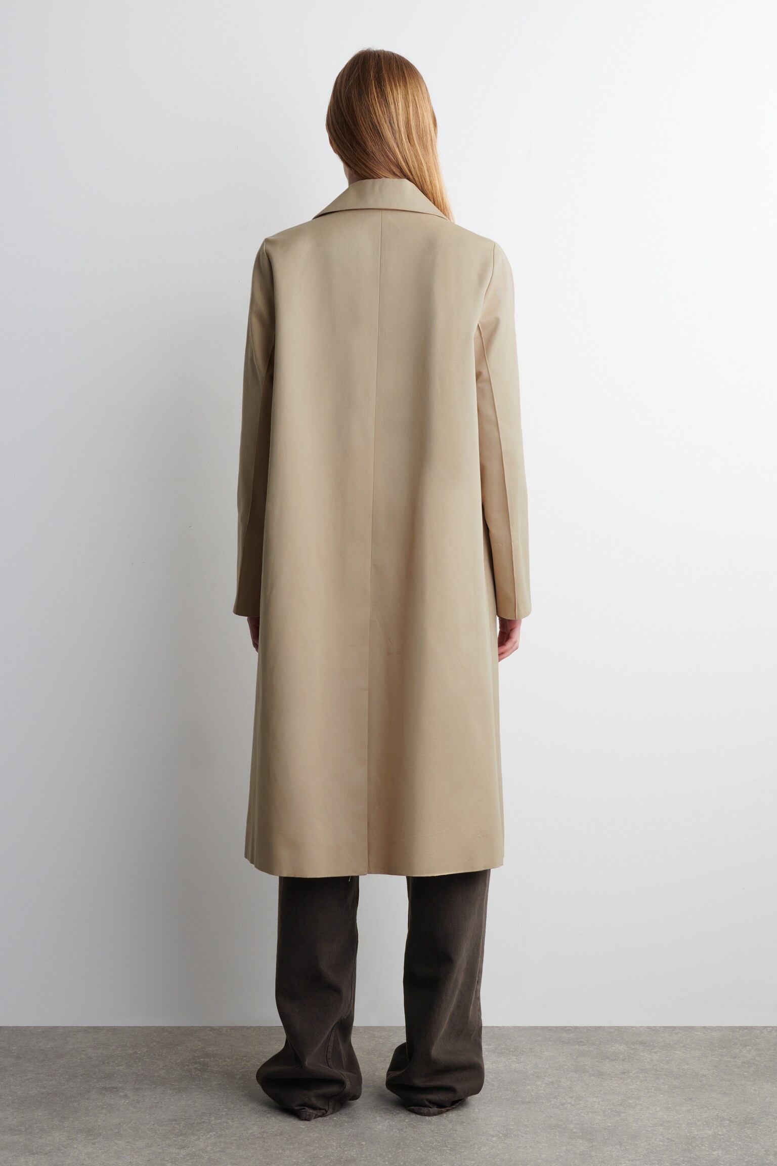 PARDESSUS CLASSIQUE EN COTON - BEIGE - 7