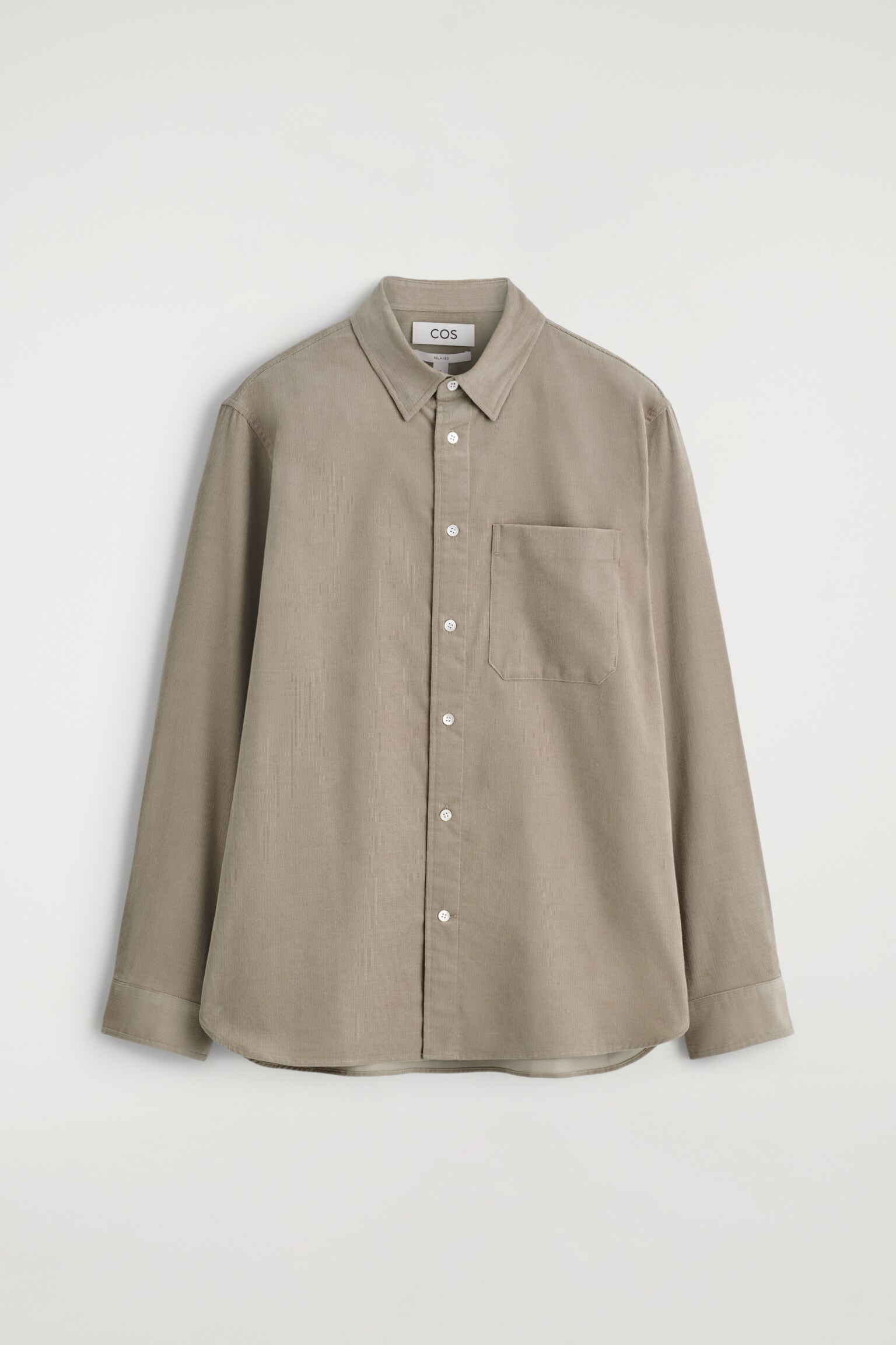 CHEMISE DÉCONTRACTÉE EN VELOURS CÔTELÉ - BEIGE/BORDEAUX/KAKI FONCÉ / IMPRIMÉ - 2