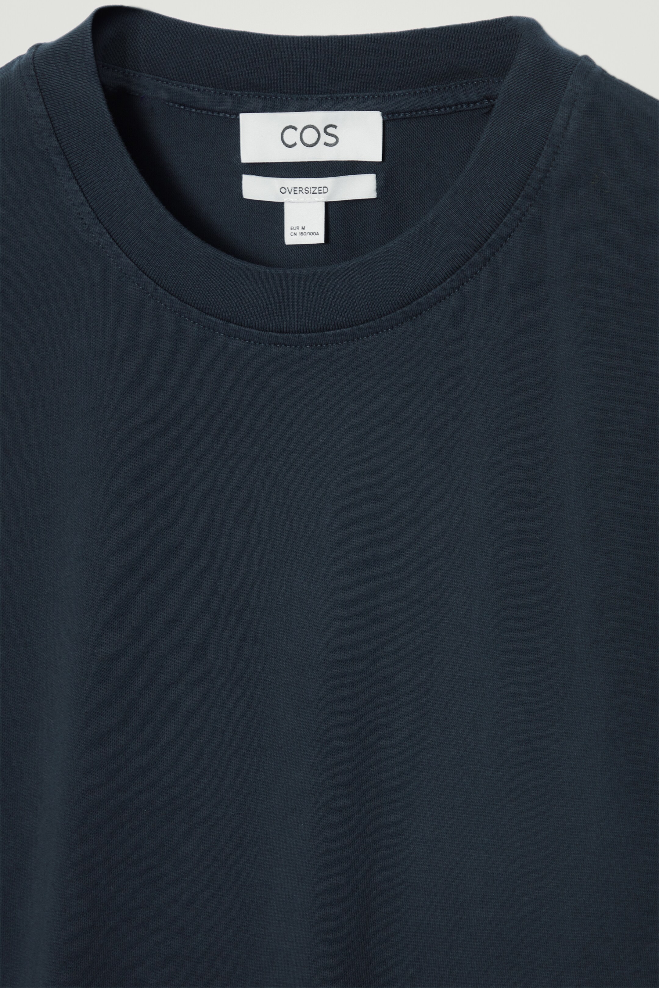 Agrandir l'image: T-SHIRT OVERSIZE EN COTON - BLEU MARINE - HOMME | H&M CH 7