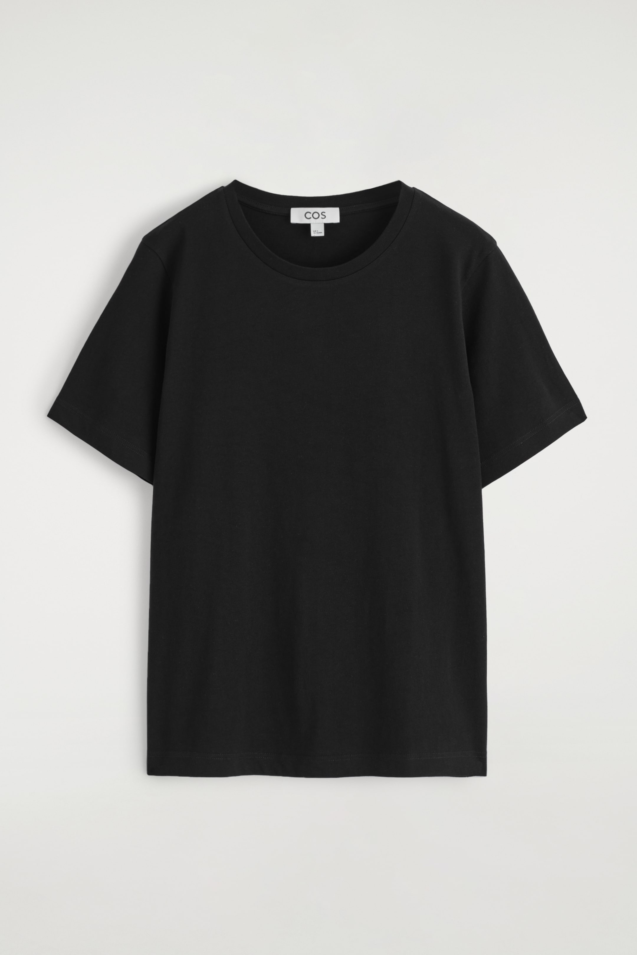 Visa större bild: CREWNECK T-SHIRT I BOMULL - SVART - DAM | H&M SE 4