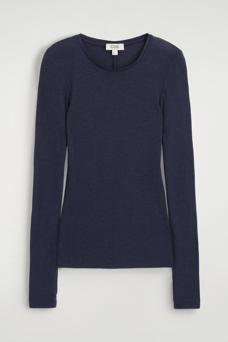 Slim Merino Wool Top
