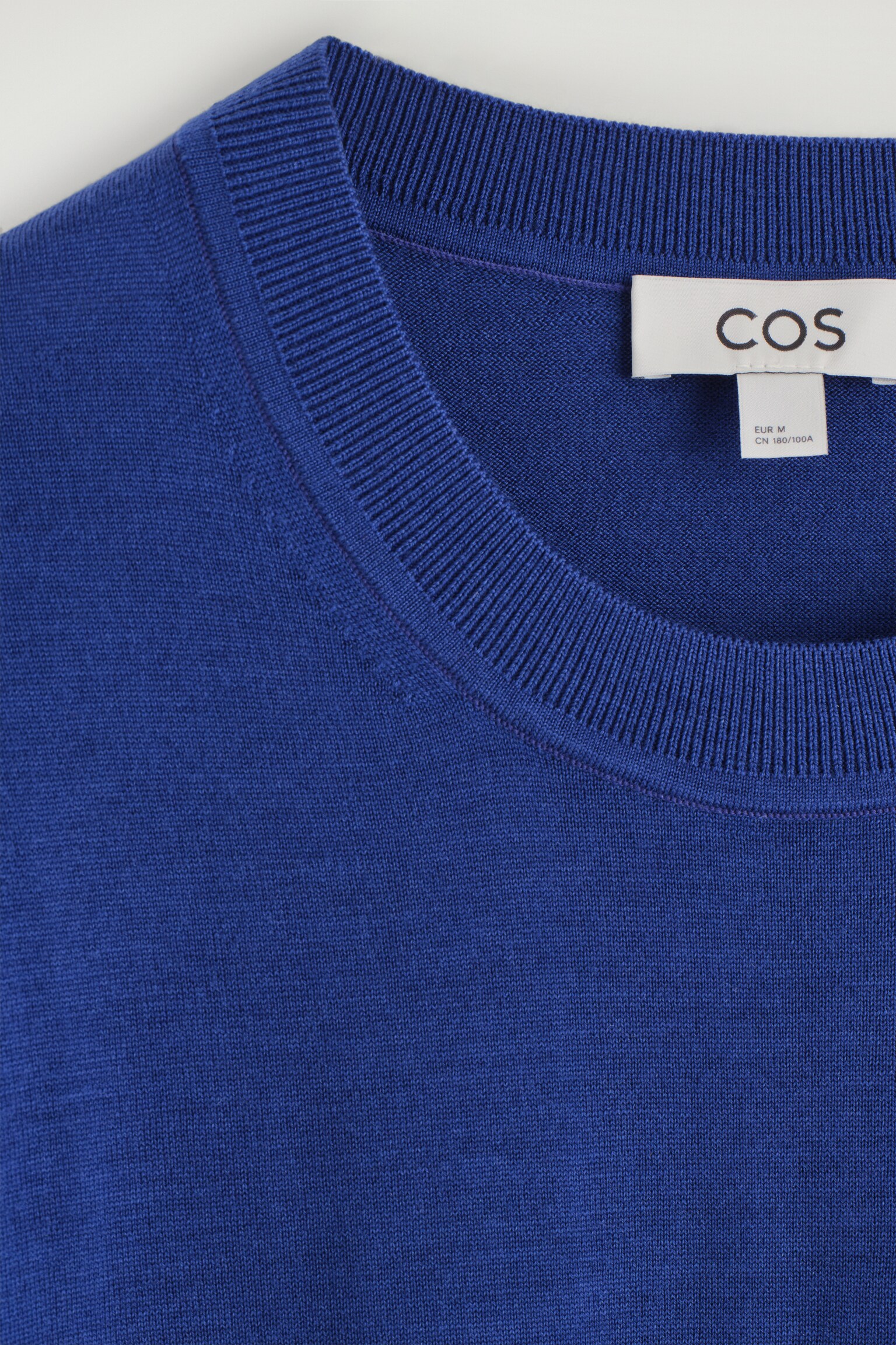 PULL SLIM À COL ROND EN LAINE MÉRINOS - BLEU COBALT/BLEU MARINE/GRIS CHINÉ/NOIR - 8