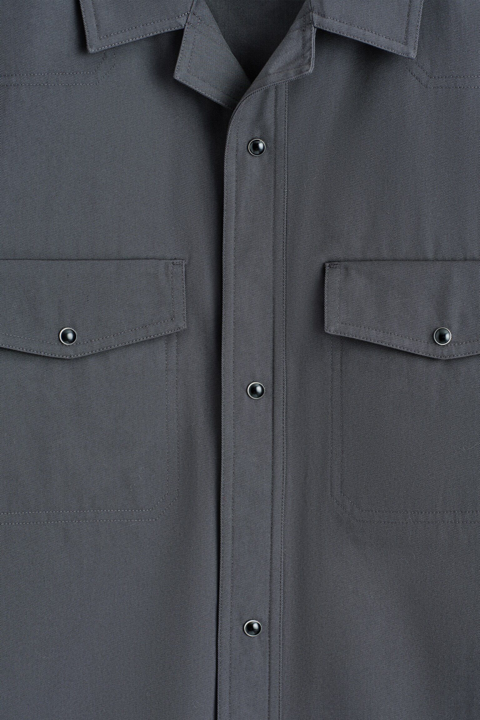 CAMISA WESTERN - GRIS OSCURO - 8