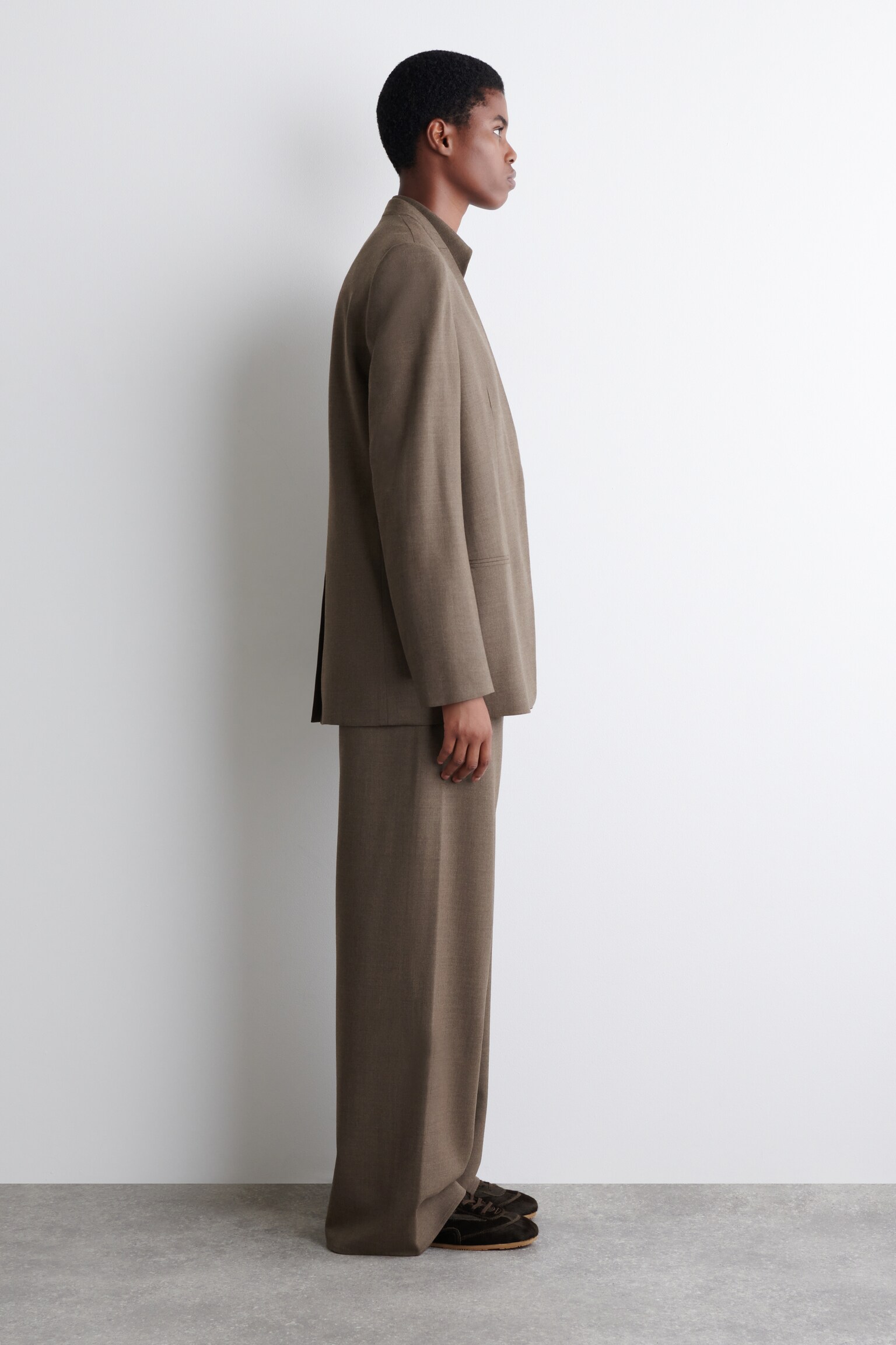 SNEAKERS MINIMAL IN CAVALLINO - CIOCCOLATO - 6