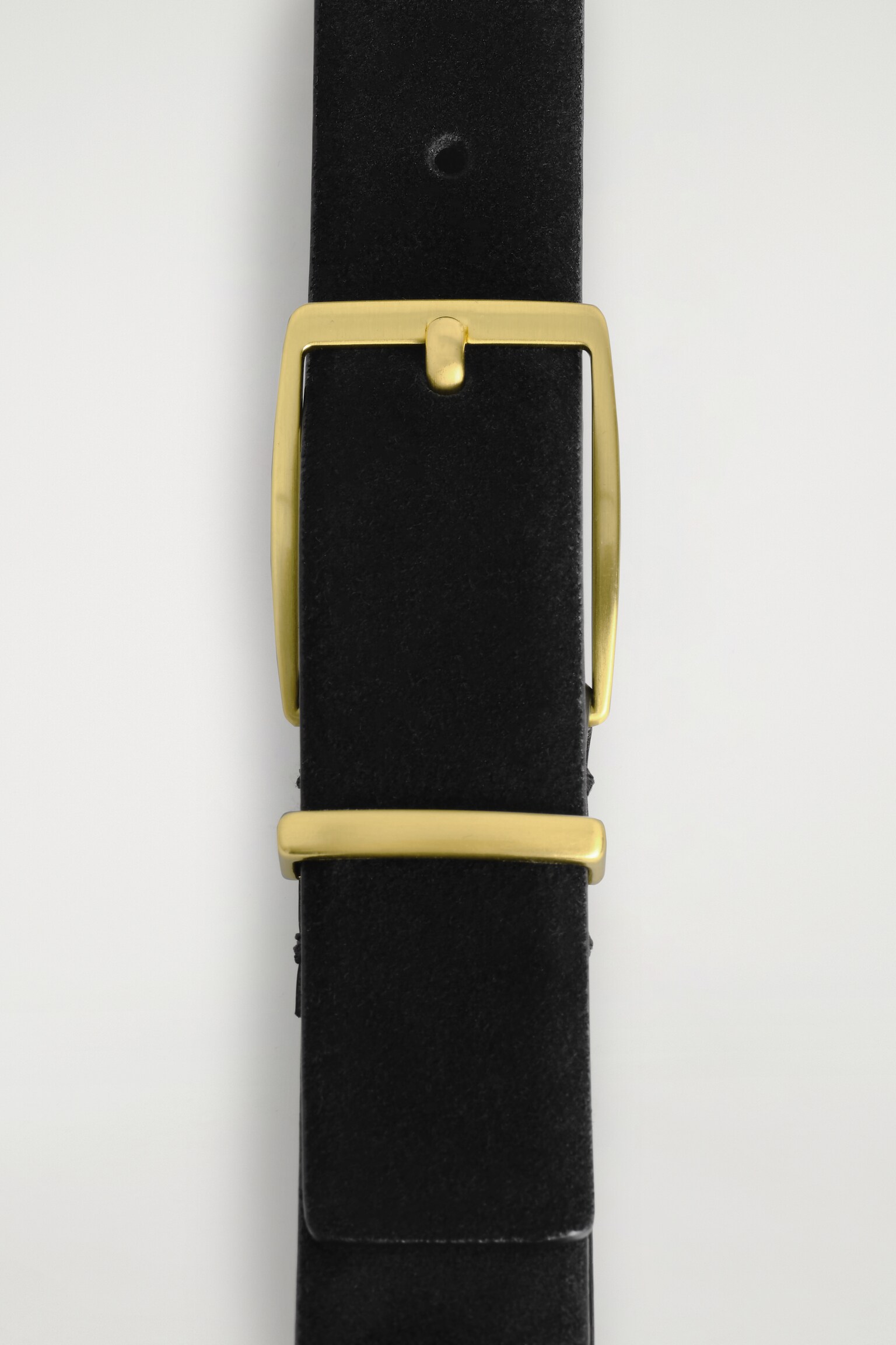 CEINTURE CLASSIQUE EN DAIM - NOIR - 4