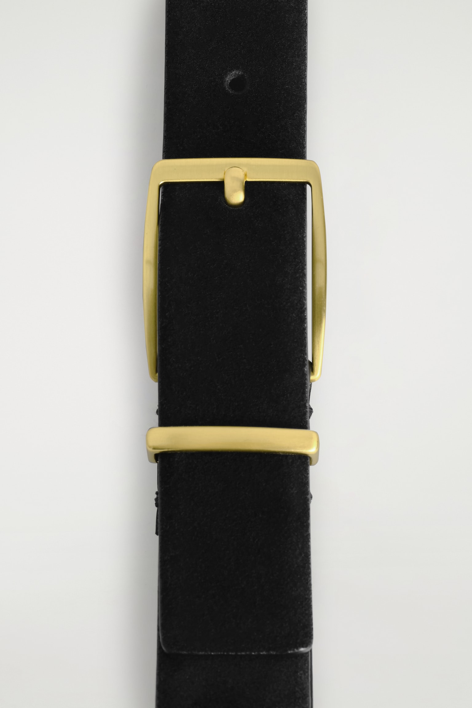CEINTURE CLASSIQUE EN DAIM - NOIR - 2
