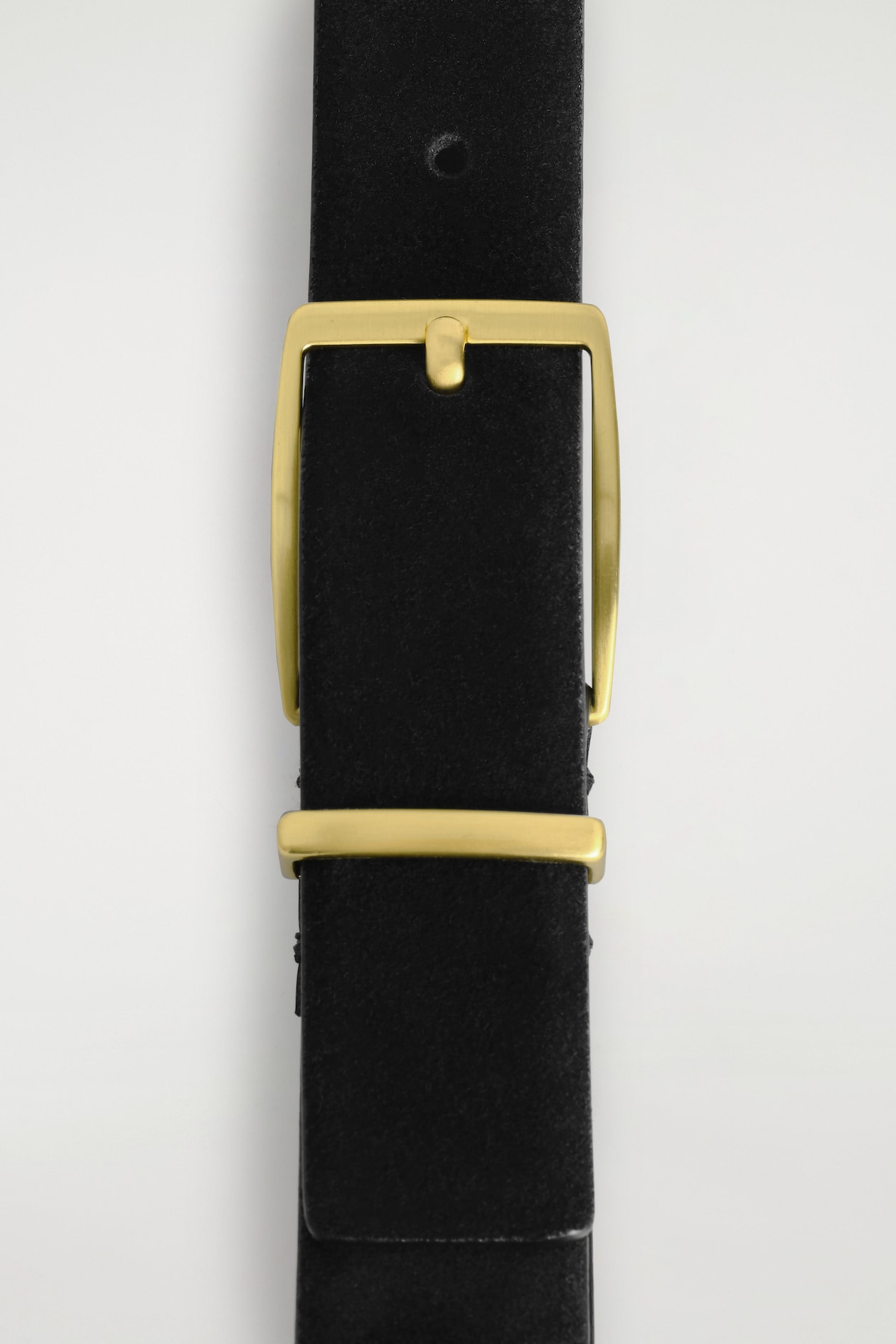 CLASSIC SUEDE BELT — BLACK