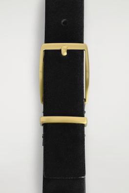 CLASSIC SUEDE BELT — BLACK 2
