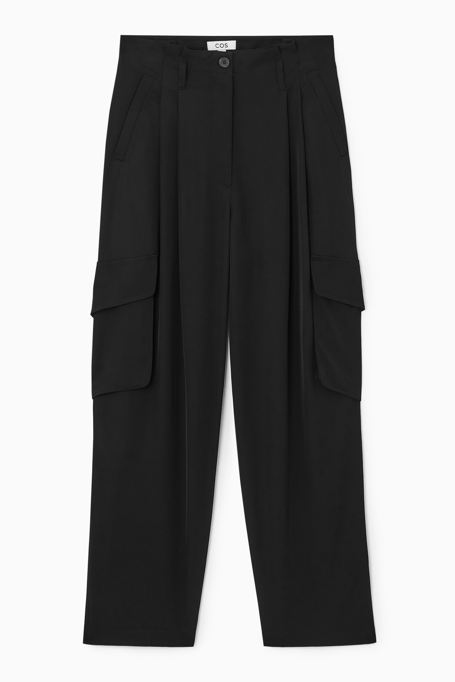 PAPERBAG UTILITY TROUSERS - BLACK/TEAL