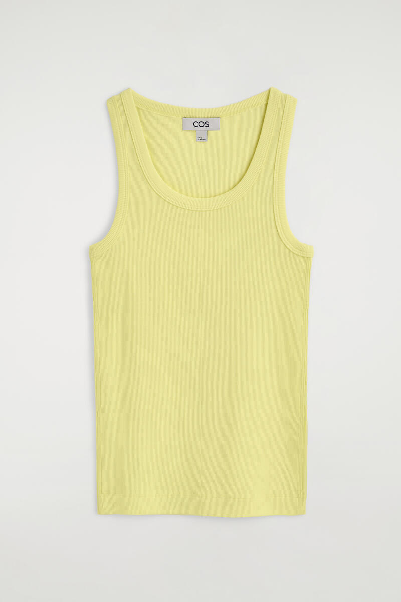 Ribbed Cotton Tank Top