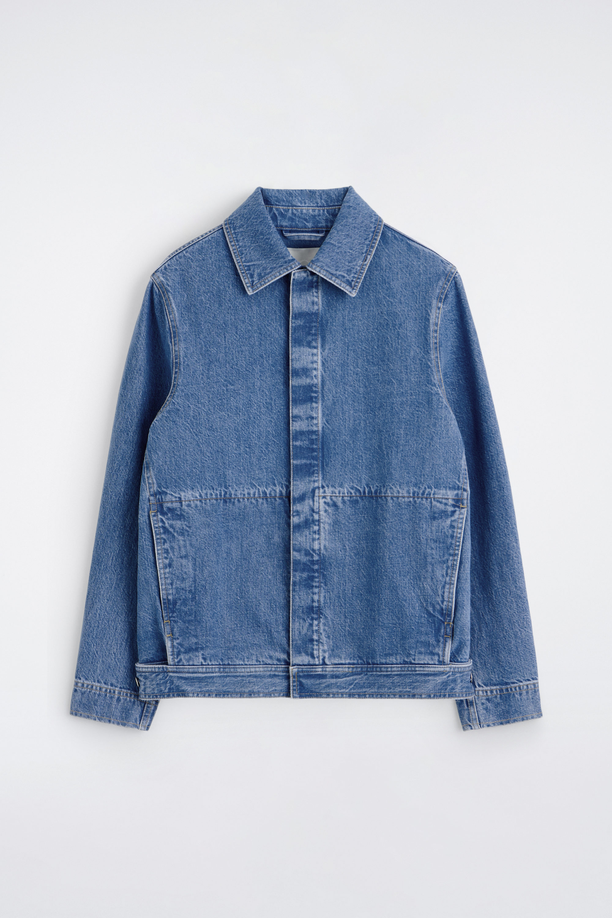MINIMAL DENIM JACKET - BLUE | COS