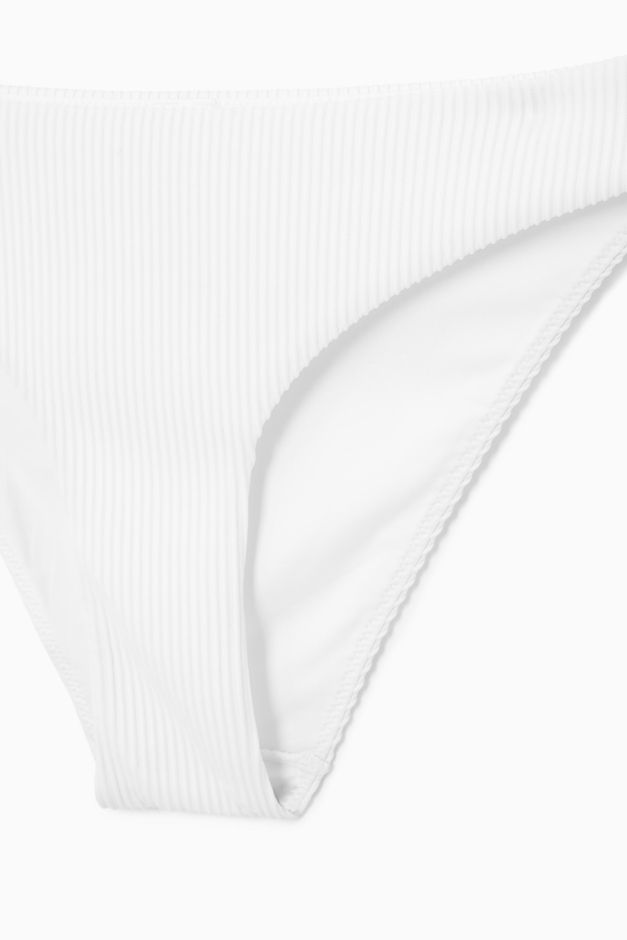 Grösseres Bild ansehen: GERIPPTE BIKINIHOSE - WEISS - DAMEN | H&M CH 3
