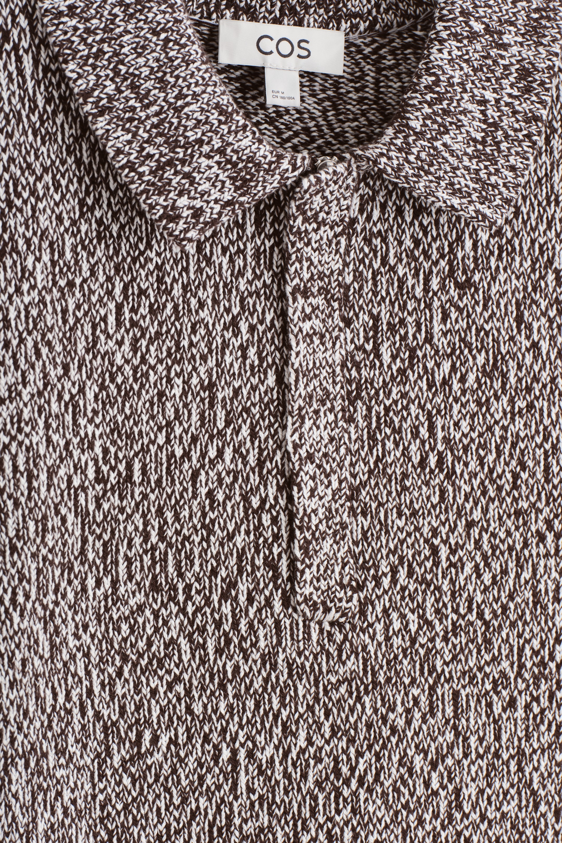 Grösseres Bild ansehen: PULLOVER AUS WOLL-MIX MIT KURZEM REISSVERSCHLUSS - BRAUN/WEISS - HERREN | H&M CH 7