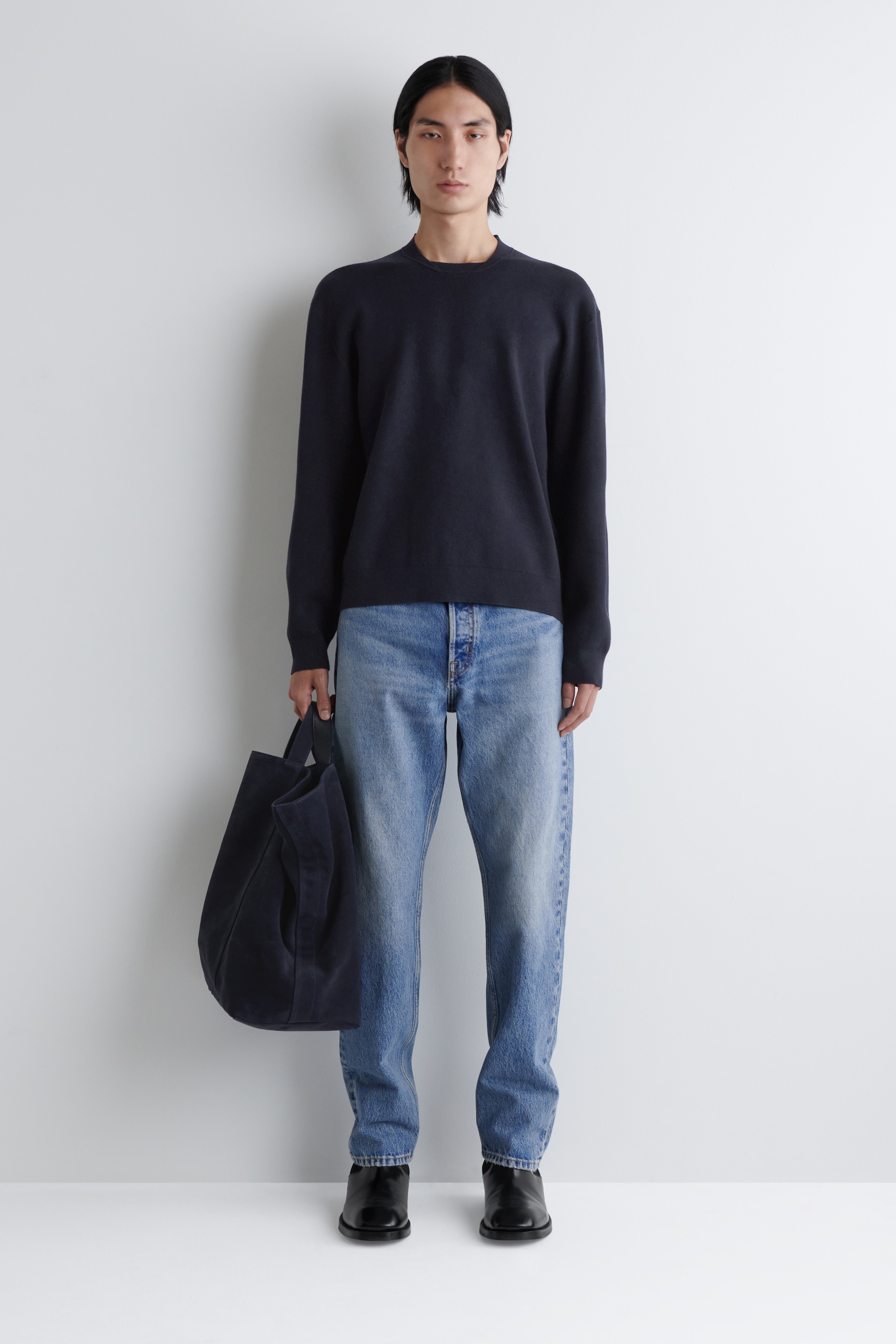 Größeres Bild ansehen: STRICKPULLOVER AUS DOUBLEFACE-MATERIAL - NAVYBLAU - Men | H&M DE 2