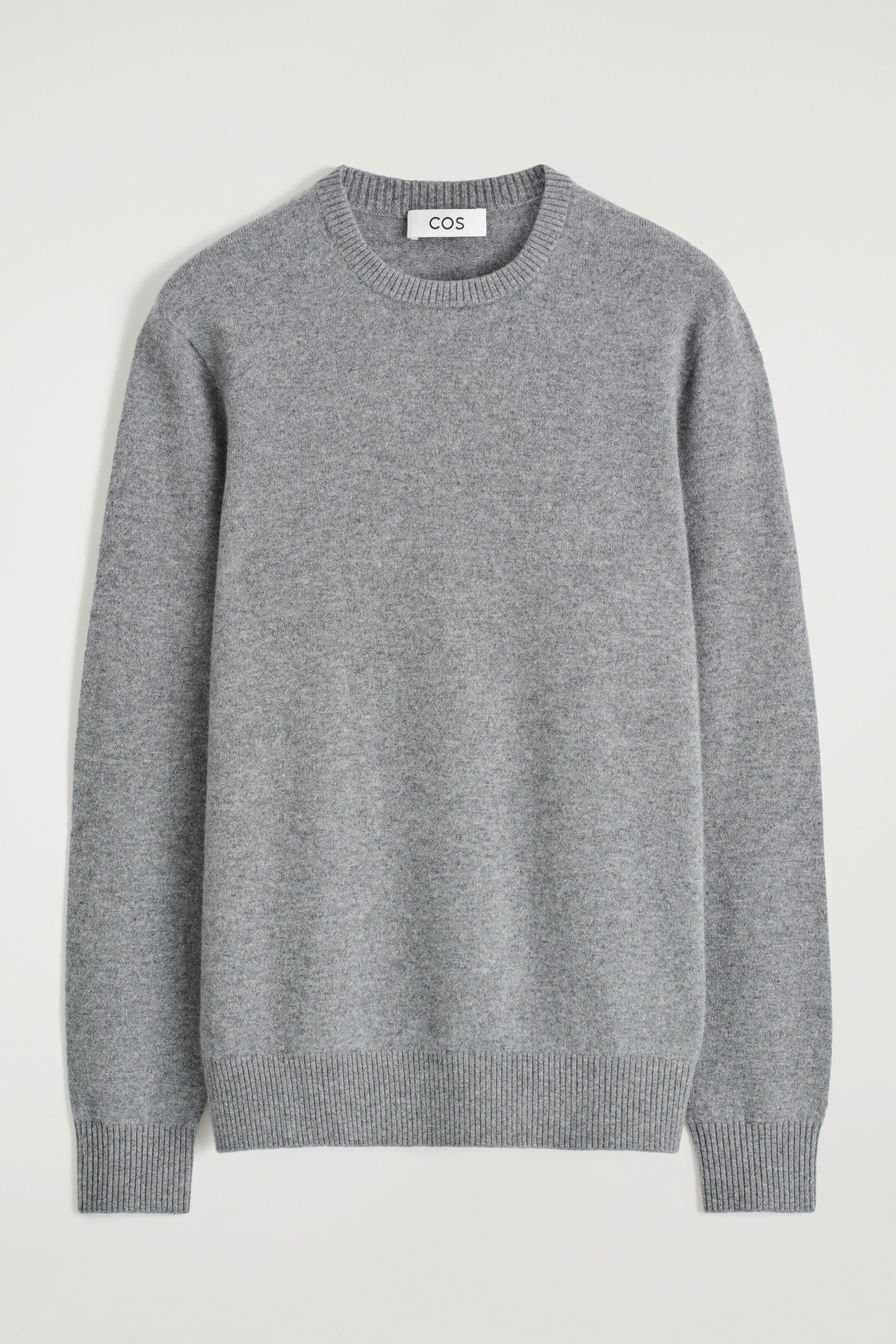Agrandir l'image: PULL À COL ROND SANS COUTURE EN CACHEMIRE - Gris - HOMME | H&M CH 7