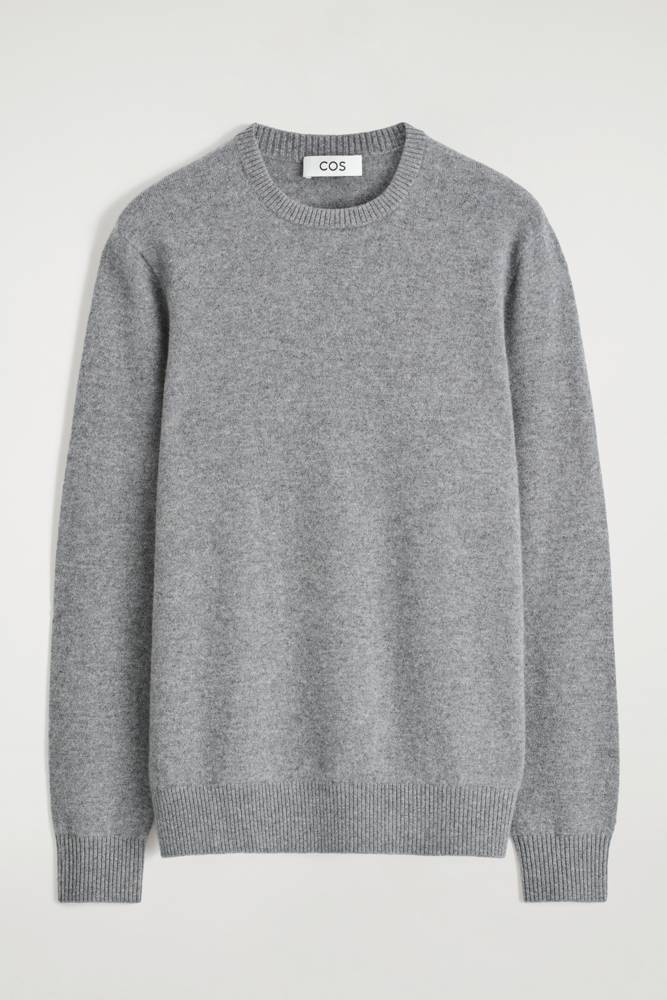 “COS MEN” リラックスウォッシュドコットンスウェットシャツ RELAXED WASHED-COTTON SWEATSHIRT - WASHED BLACK | COS