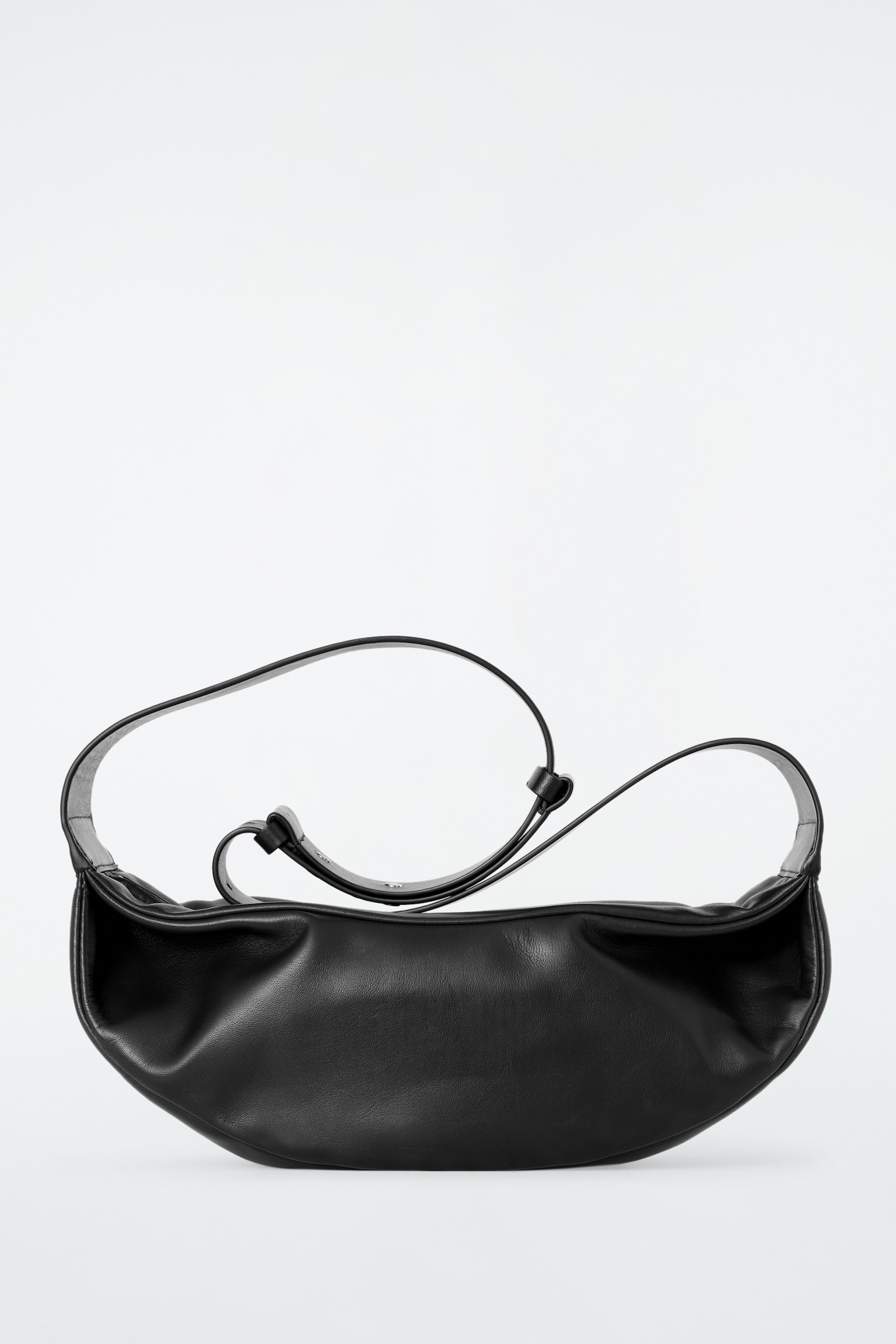 SWING CROSSBODY BAG - LEATHER - Black - 2