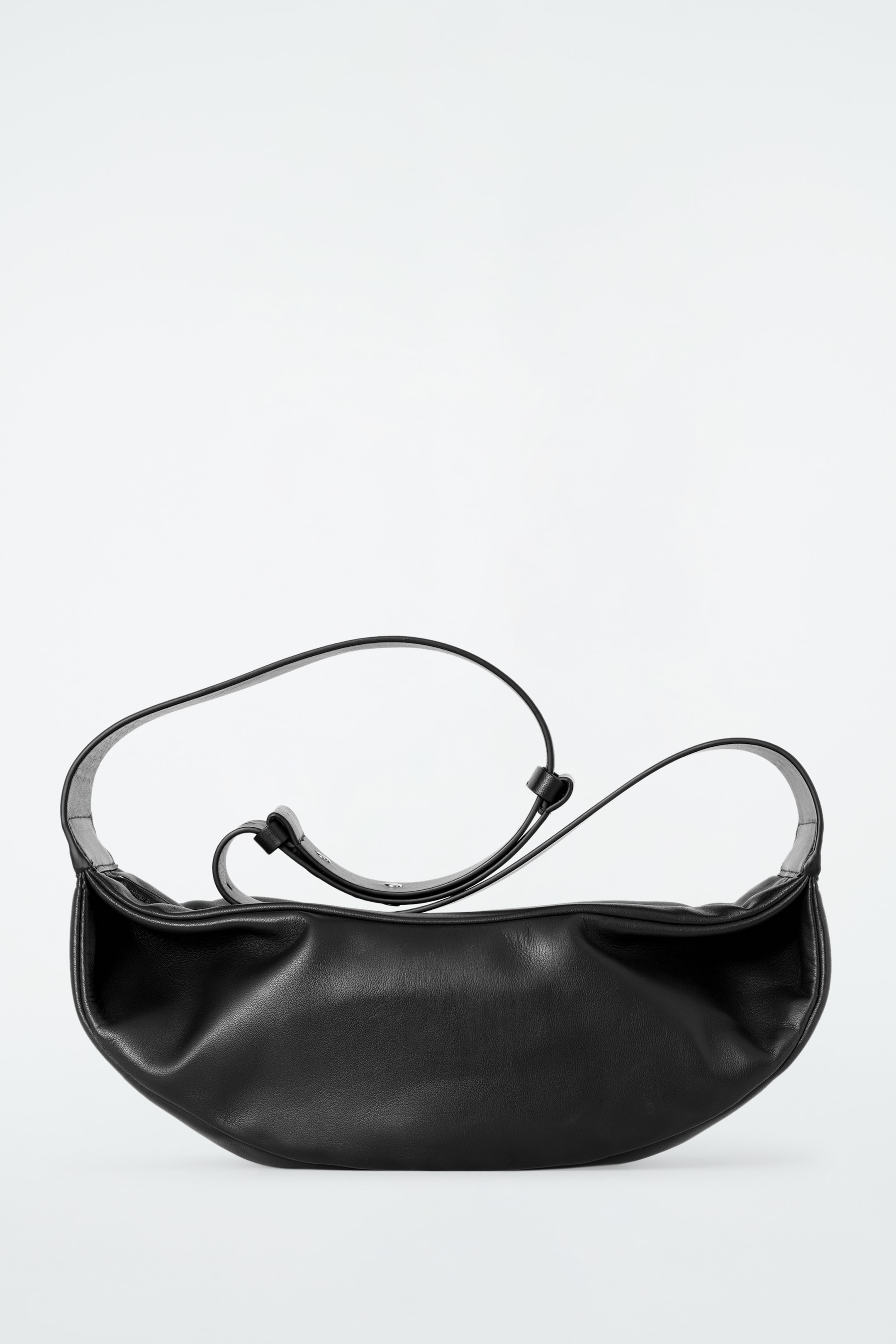 Zobacz większy obraz: SKÓRZANA TOREBKA „SWING” TYPU TOTE - Czarny - ONA | H&M PL 4