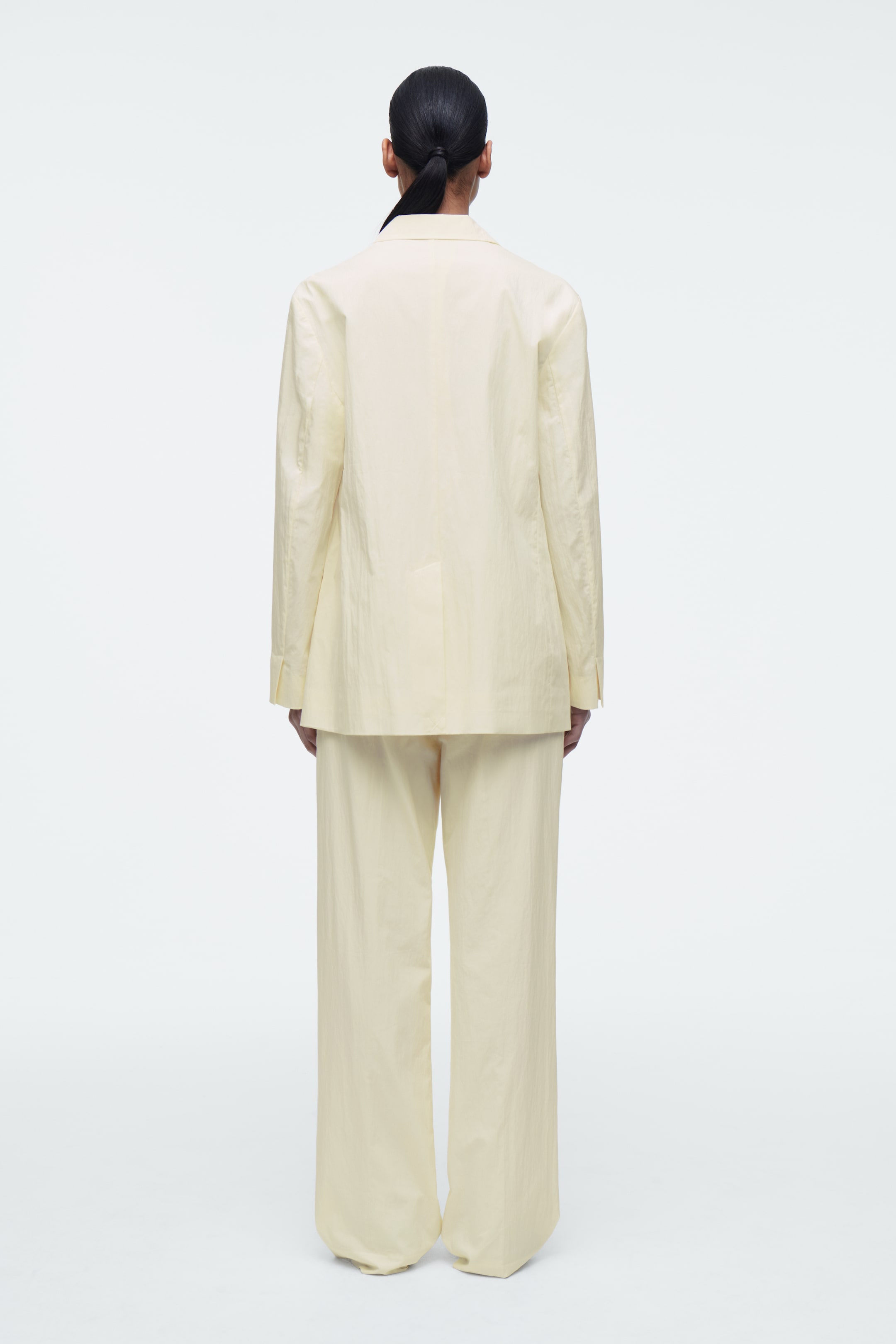 Grösseres Bild ansehen: BLAZER AUS BAUMWOLLE MIT BINDEGÜRTEL - HELLGELB - DAMEN | H&M CH 2