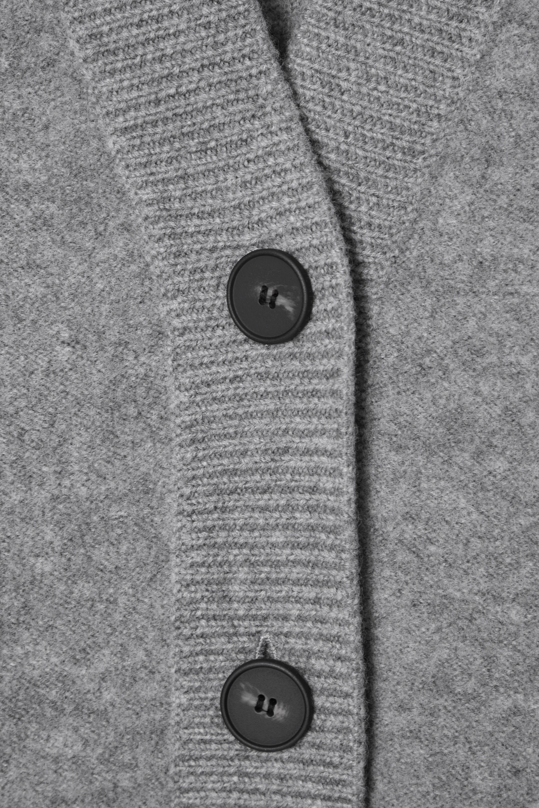 Agrandir l'image: CARDIGAN OVERSIZE EN LAINE MÉRINOS BOUILLIE - GRIS CLAIR - FEMME | H&M CH 3