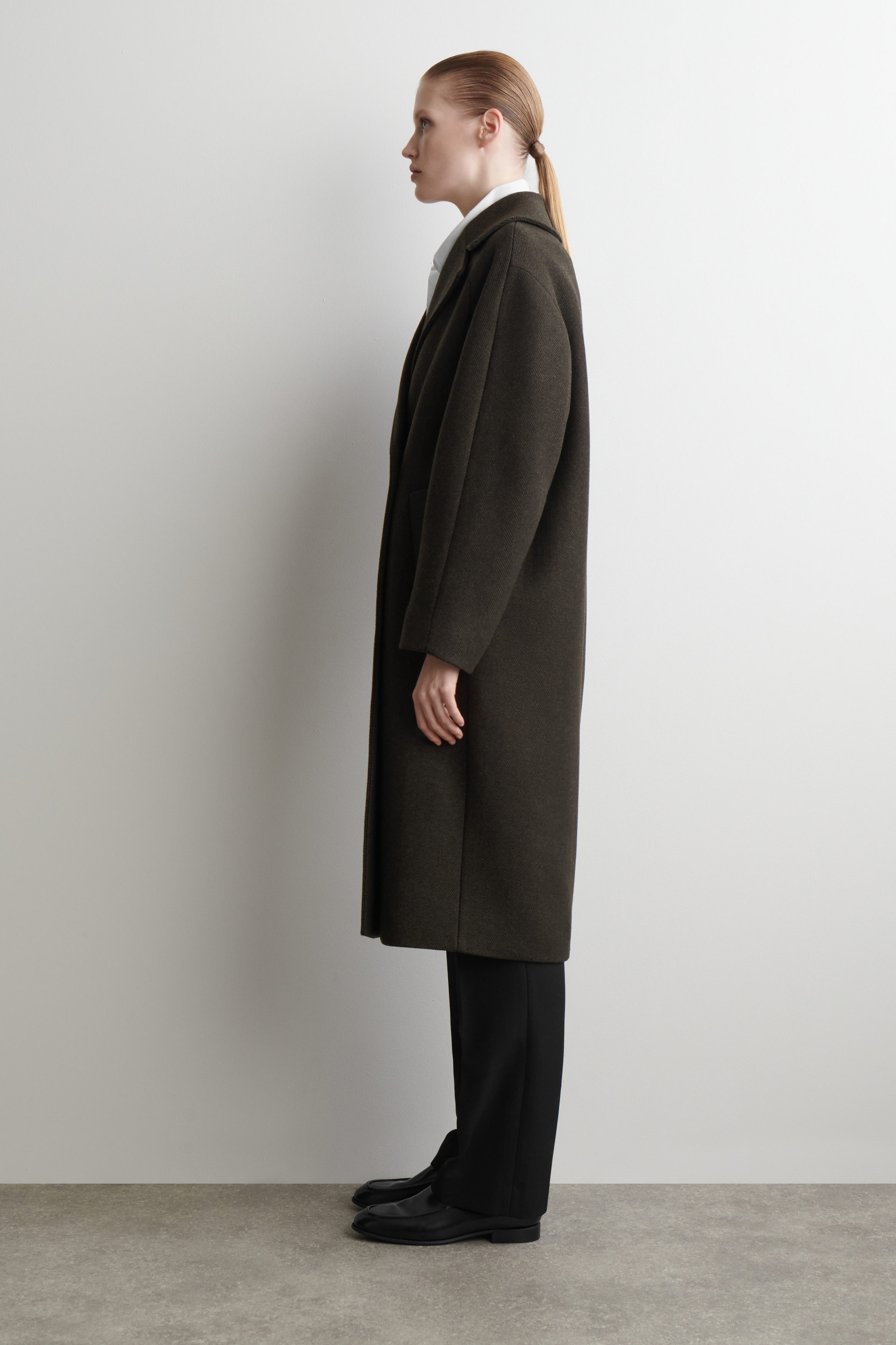 ABYTS SHAGGY DOUBLE COAT バーガンディ Sサイズ SHAGGY DOUBLE COAT – ABYTS