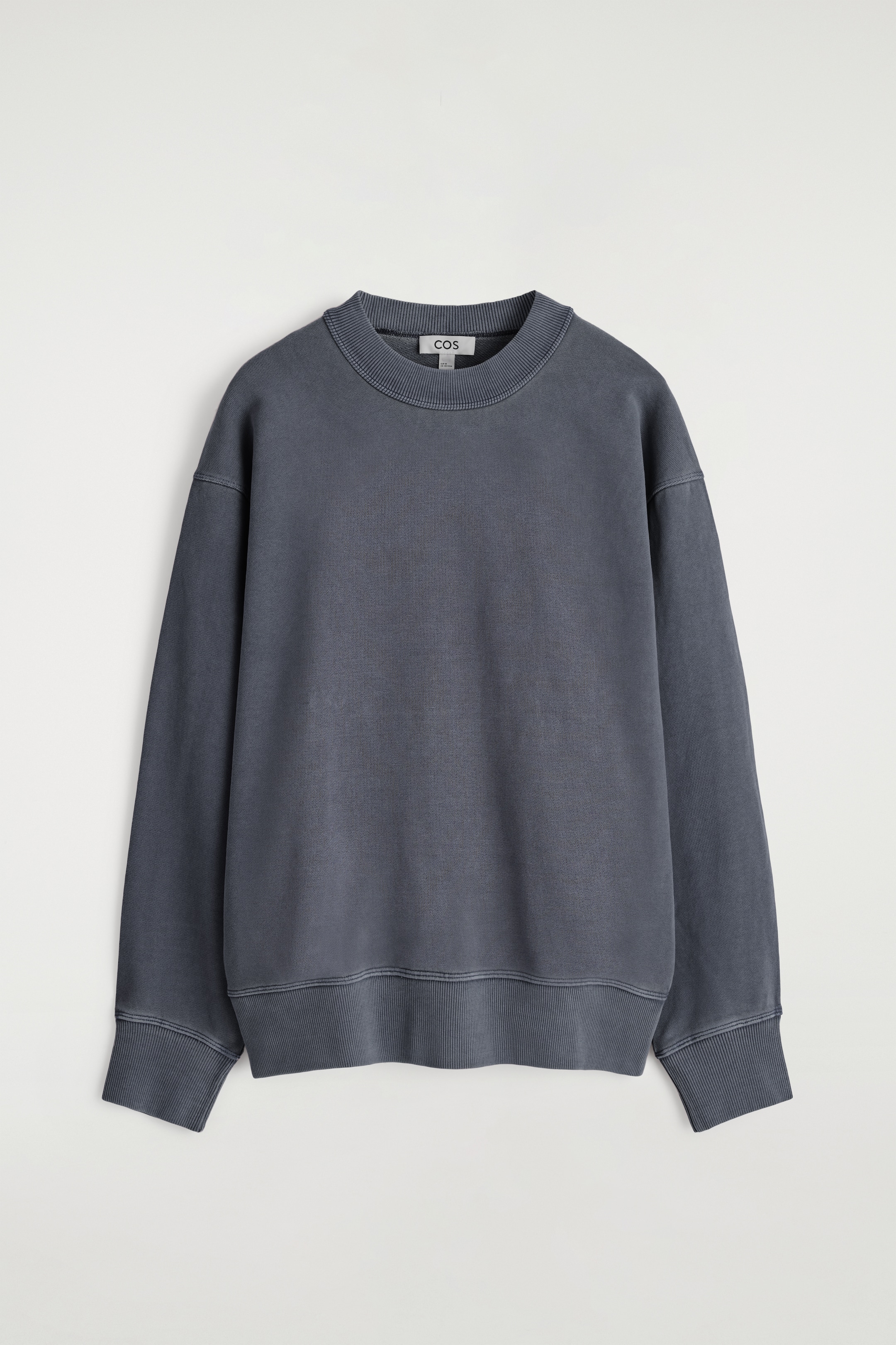 Visualizza immagine più grande: FELPA IN COTONE LAVATO DAL TAGLIO RILASSATO - BLU NAVY LAVATO - UOMO | H&M IT 6