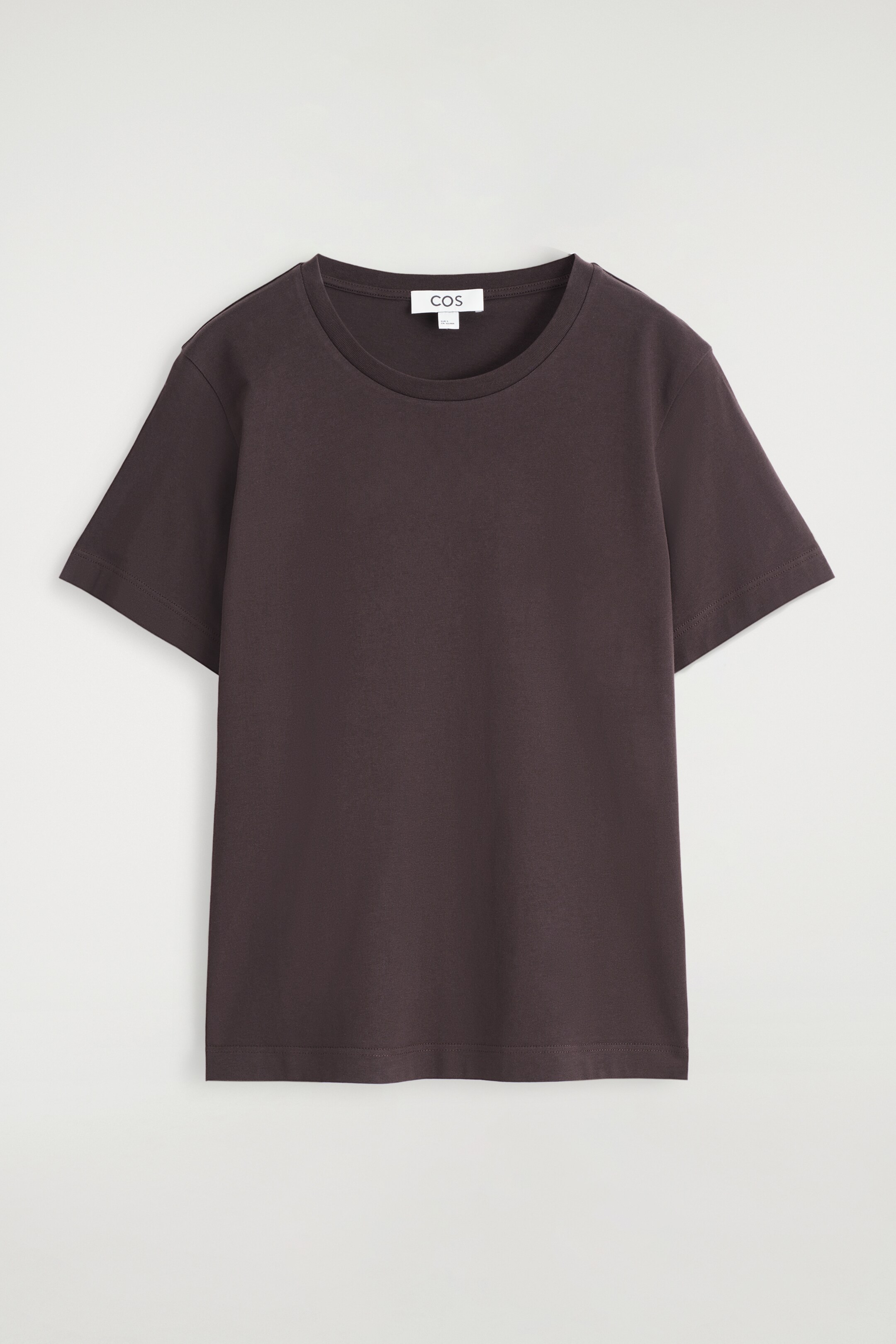 Agrandir l'image: T-SHIRT À COL ROND EN COTON - BRUN FONCÉ - FEMME | H&M FR 5