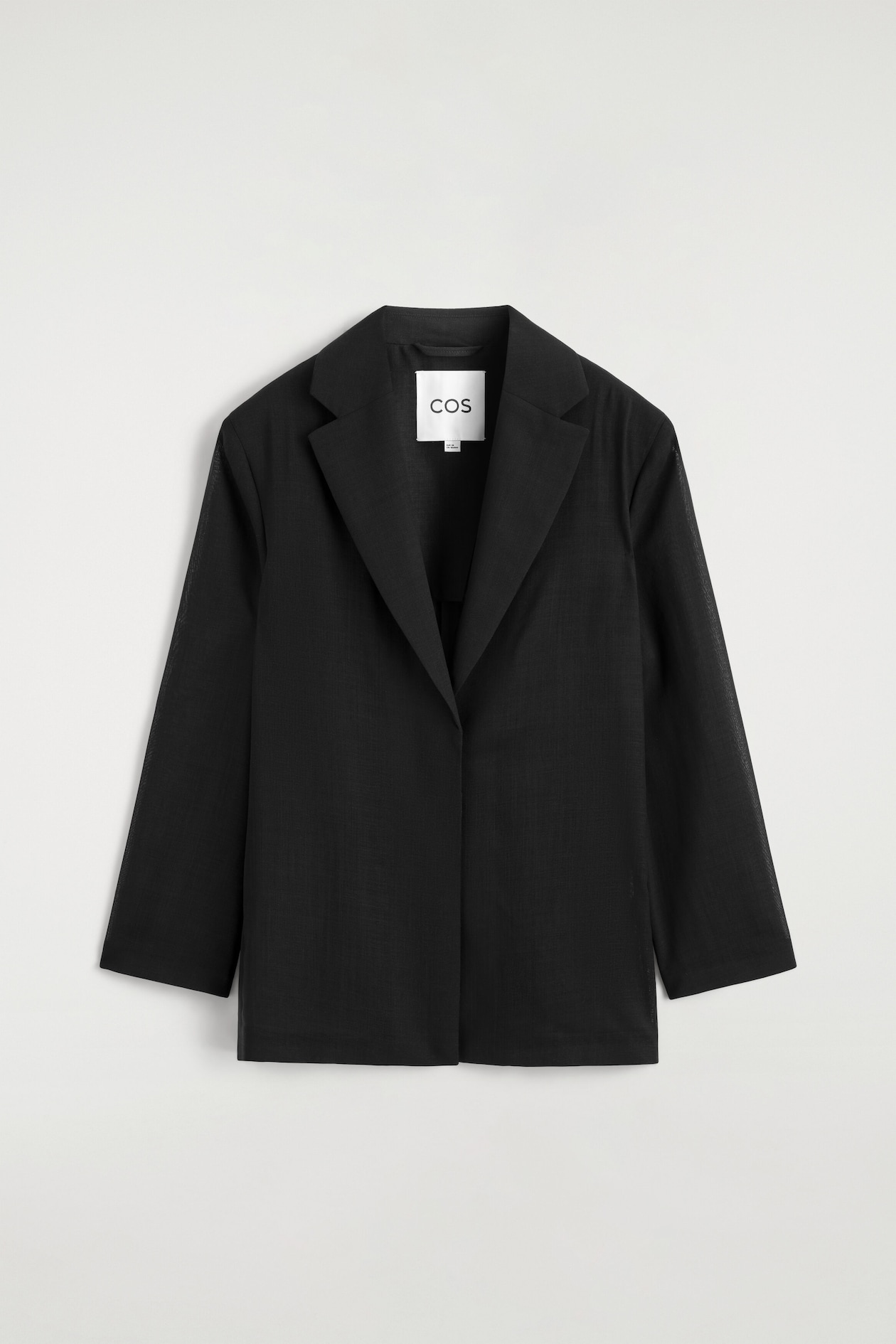 FLUID WOOL-VOILE BLAZER