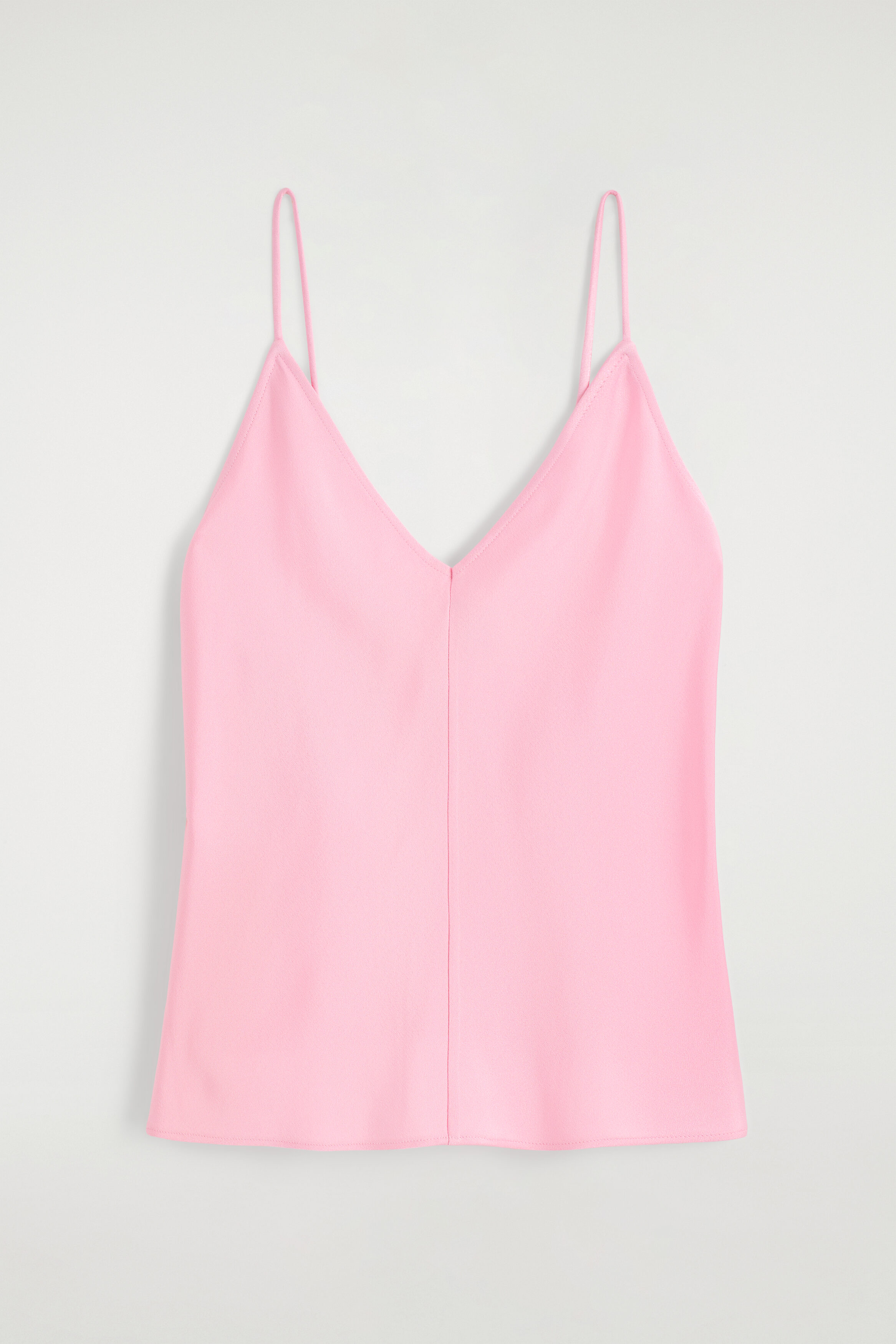 Pink Cami, Green Flats