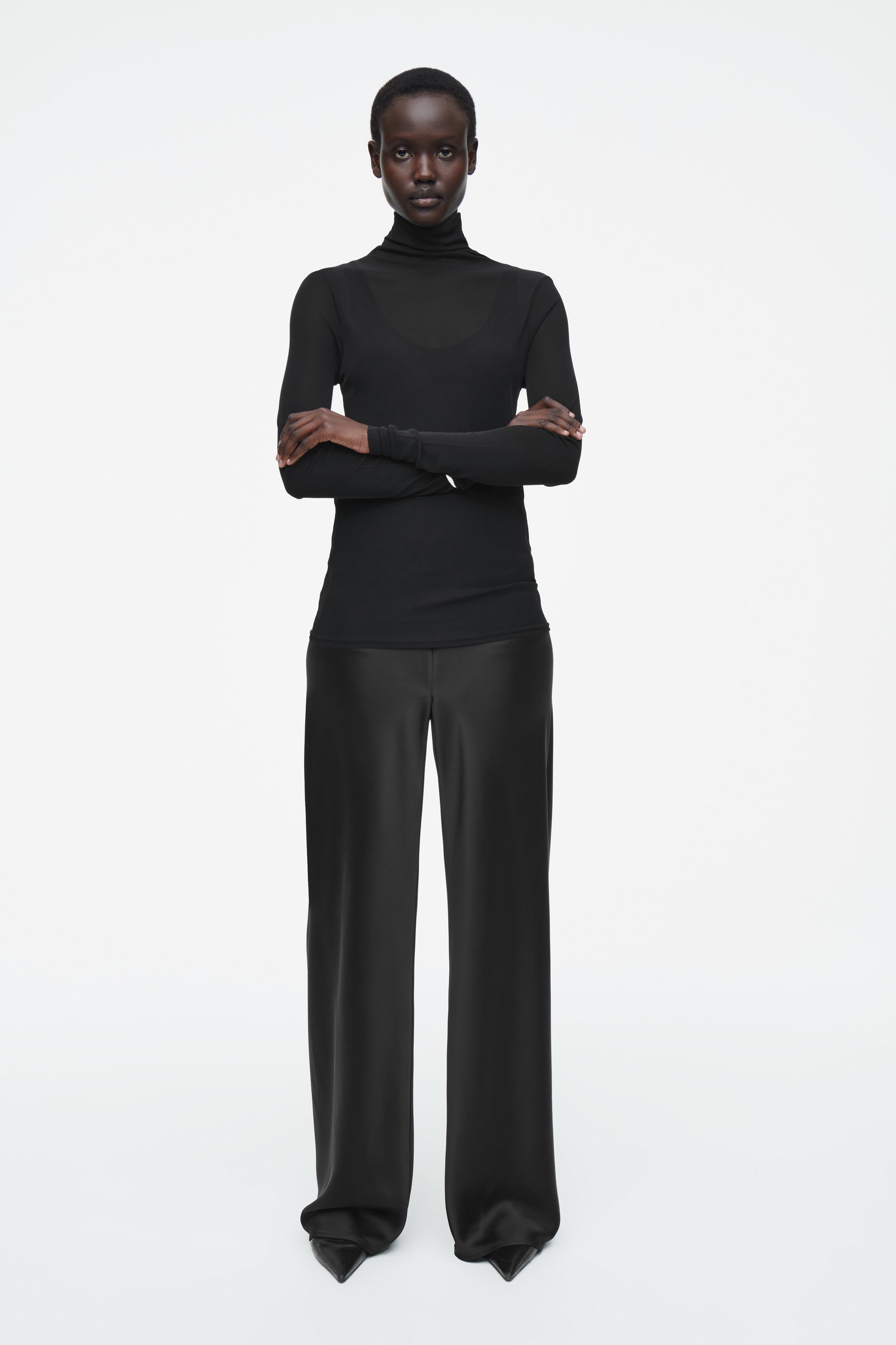 タグ付anuke Geometric Satin Pants Acelitt Women's Casual Striped Color Block Pants Drawstring