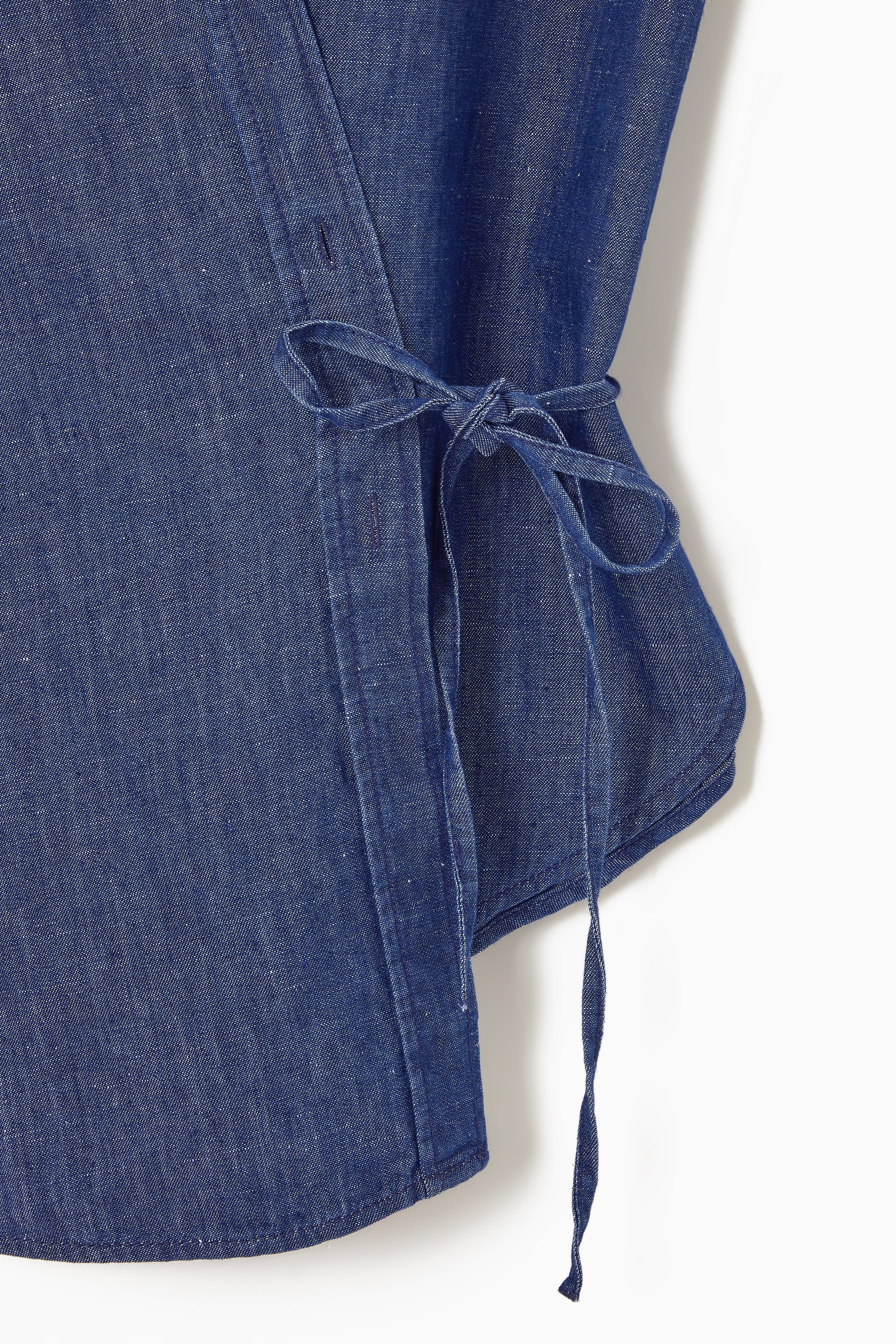 Agrandir l'image: CHEMISE REGULAR CACHE-CŒUR EN DENIM - BLEU - FEMME | H&M CH 3