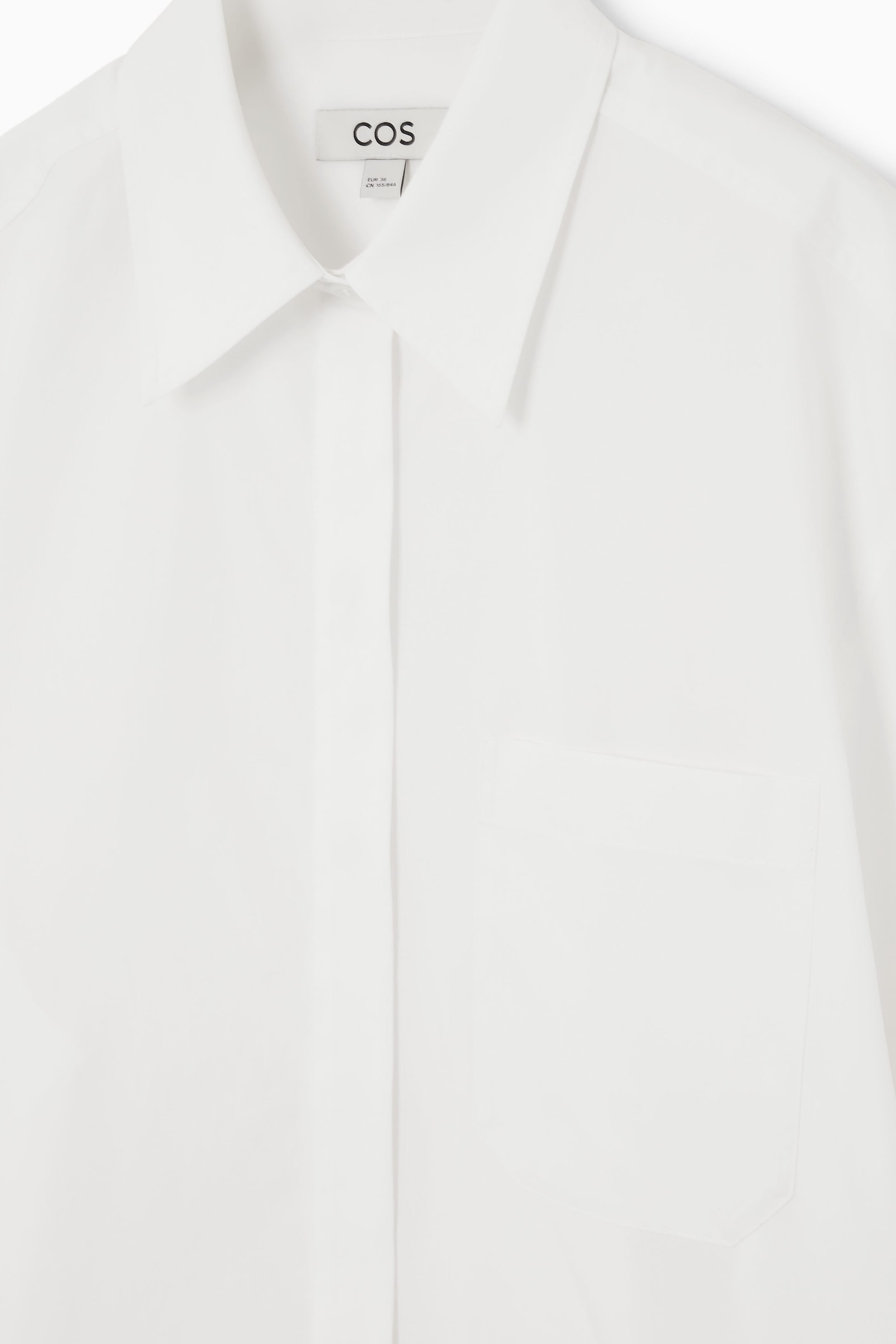 OVERSIZED POPLIN MINI SHIRT DRESS