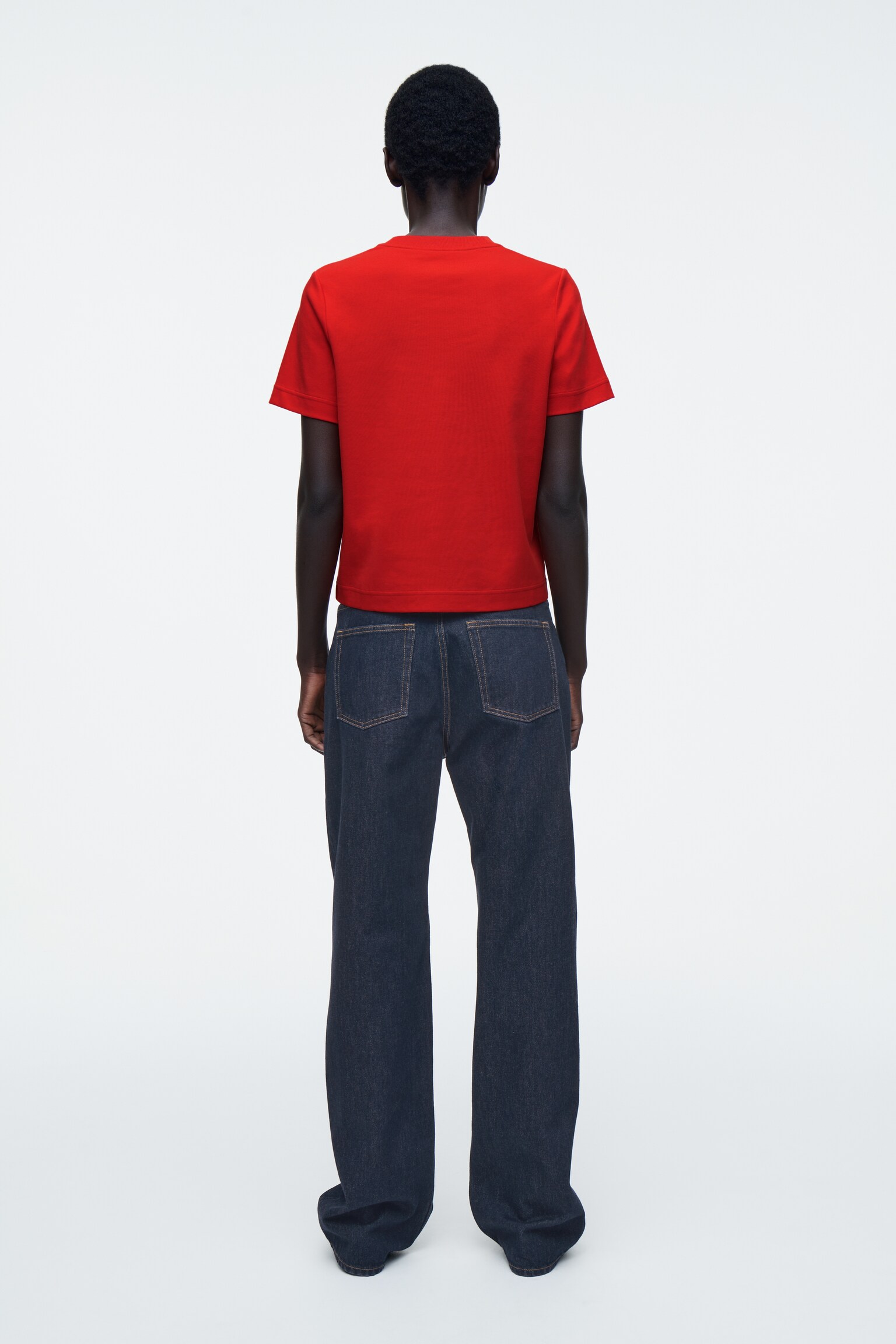 T-SHIRT REGULAR ÉLÉGANT - ROUGE/BLANC/Noir/ORANGE / BLANC / RAYURES/BEIGE CLAIR/ROSE / MARINE/KAKI/GRIS CHINÉ/BLEU MARINE/BLANC / NOIR/GRIS ANTHRACITE CHINÉ/BLEU MARINE / BLANC / RAYURES/BLEU MARINE / RAYURES/BLEU COBALT/BLANC / BORDEAUX / RAYURES/NOIR / VERT / RAYURES/BLANC / NOIR / RAYÉ/BLEU / RAYÉ/VERT / ÉCRU/ROSE CLAIR - 3