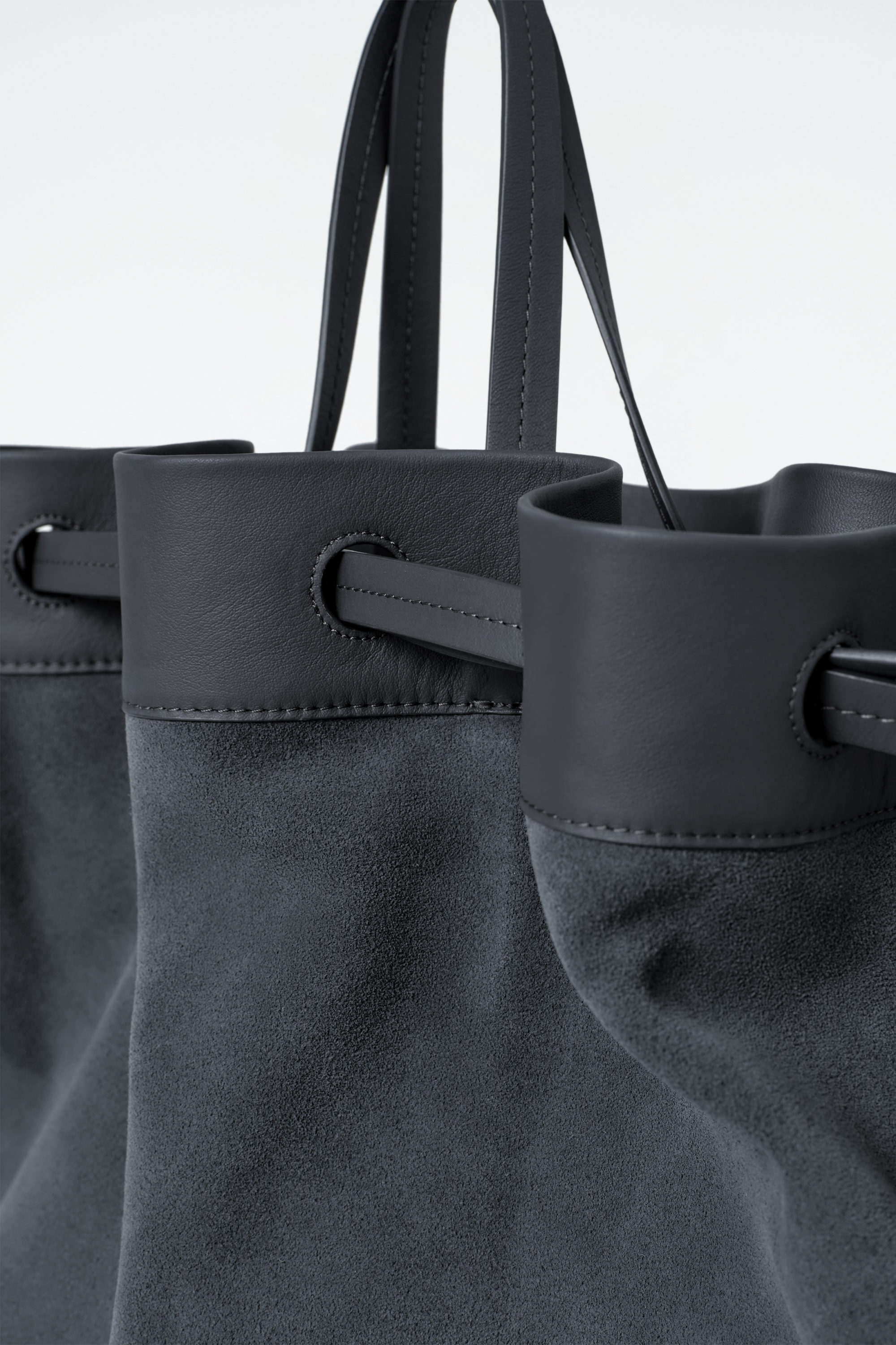 【 】Drawstring Tote Bag ★関税・送料無料★ Ruffle Drawstring Tote - Ruffle - –Timeless Leather Designs