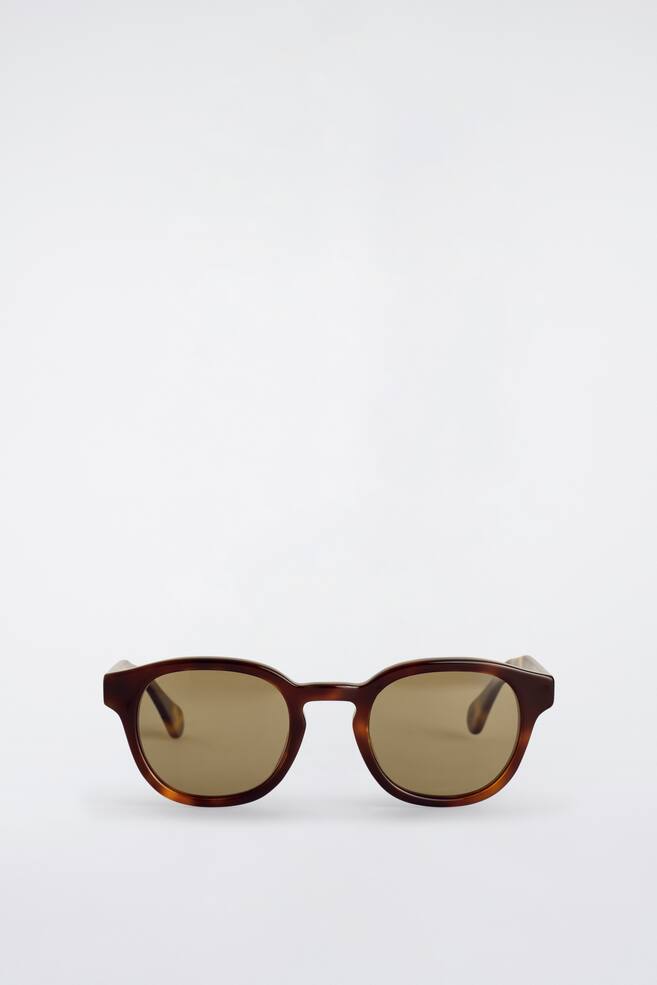 SONNENBRILLE MIT D-RAHMEN - SCHILDPATT-OPTIK/GRAPHIT - 1
