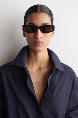 TAILORED COTTON SHIRT — NAVY 5