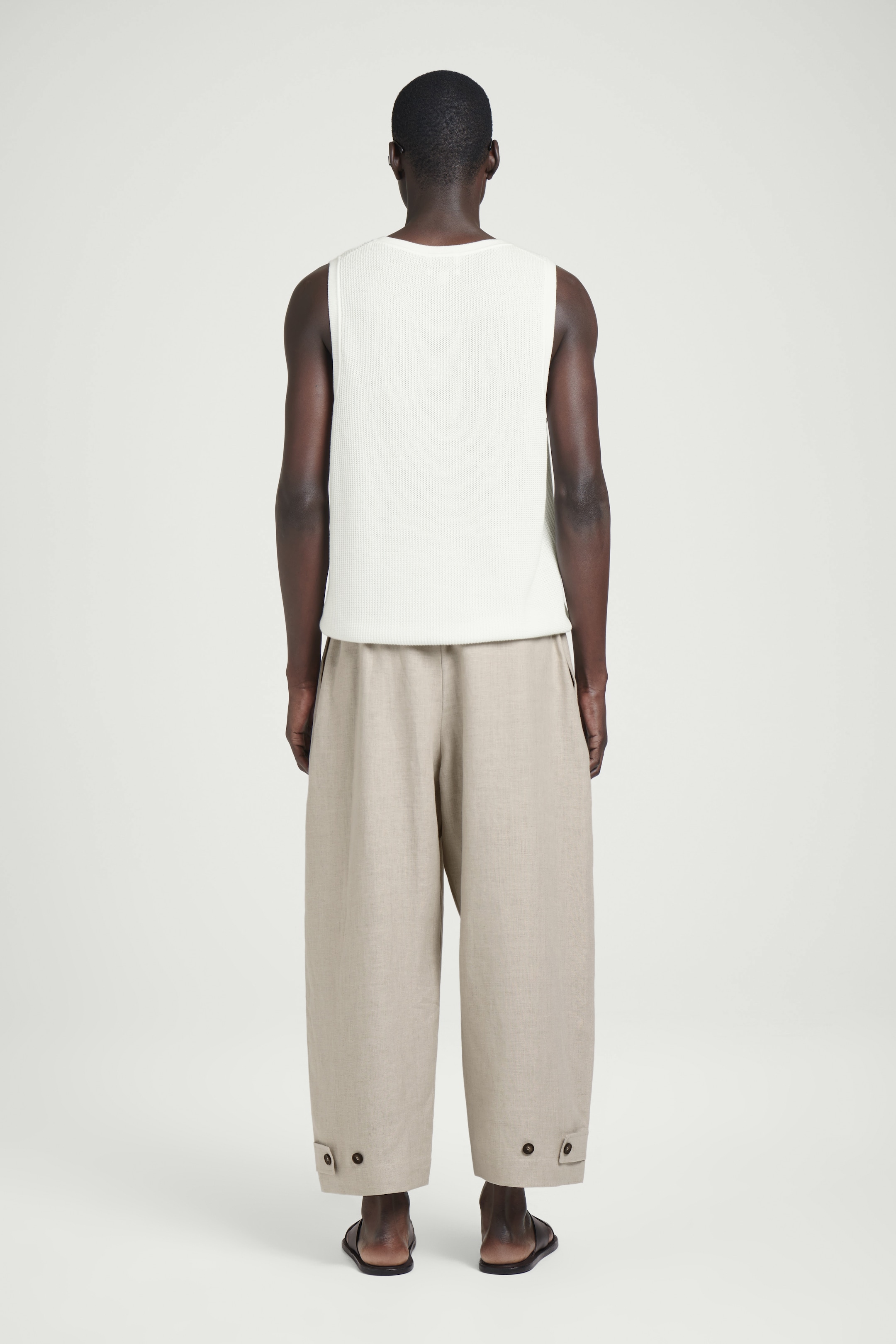 Nagyobb kép megtekintése: LENCSÉS LEN VÁSZON NADRÁG - NATÚR / BEIGE - FÉRFI | H&M HU 4