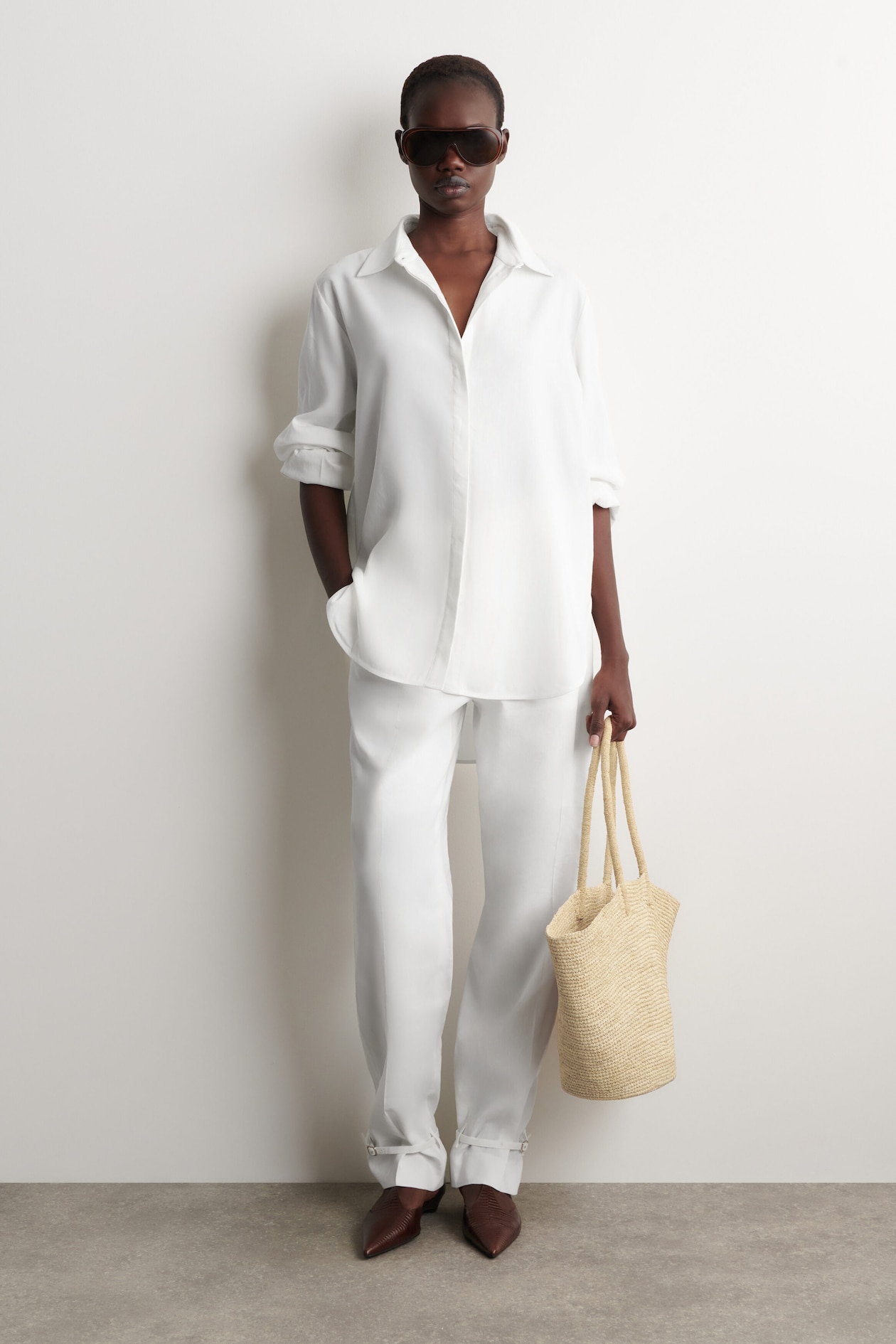HAND-WOVEN MARKET TOTE - STRAW - BEIGE | COS GB