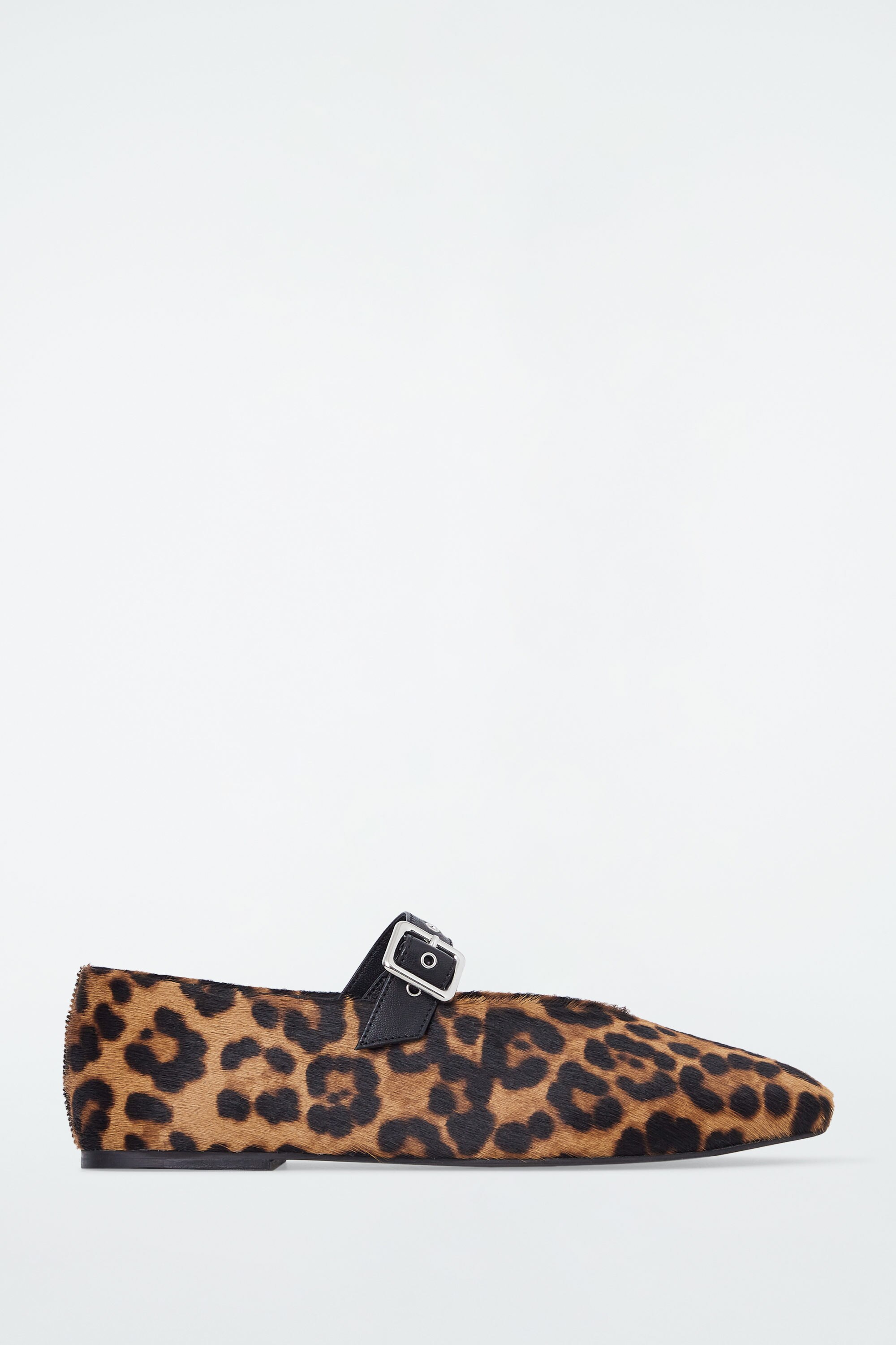 IENAステイタス LEOPARD FLAT A1623-M 37サイズ STATUS/ステイタス LEOPARD FLAT A1623-M（フラットシューズ