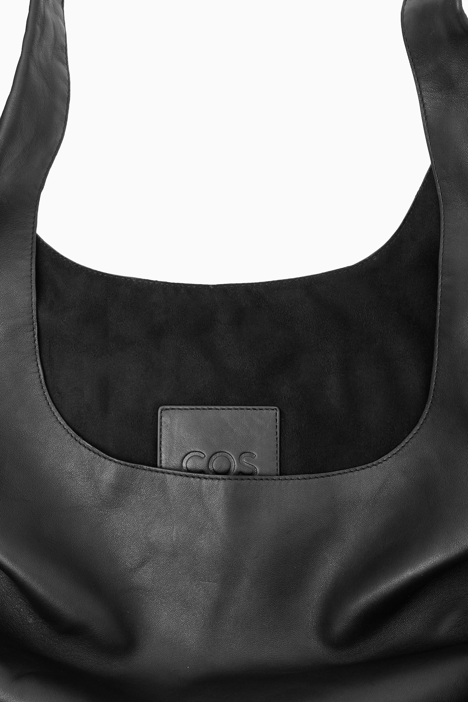 SLIM TOTE - LEATHER - BLACK - 4
