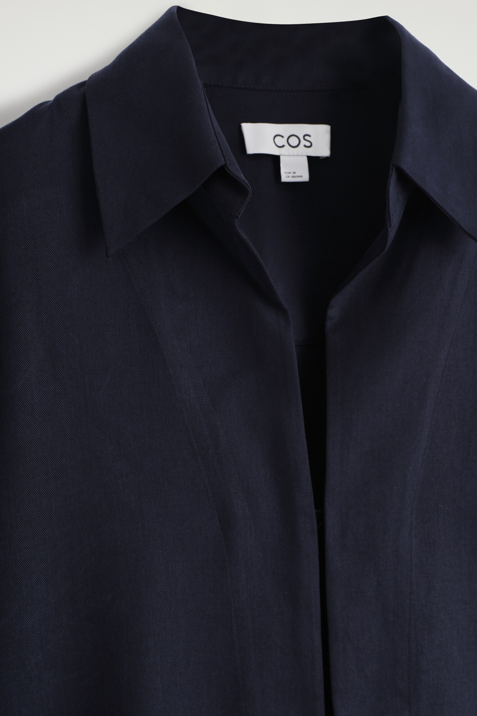 CHEMISE À COL OUVERT - BLEU MARINE - 6