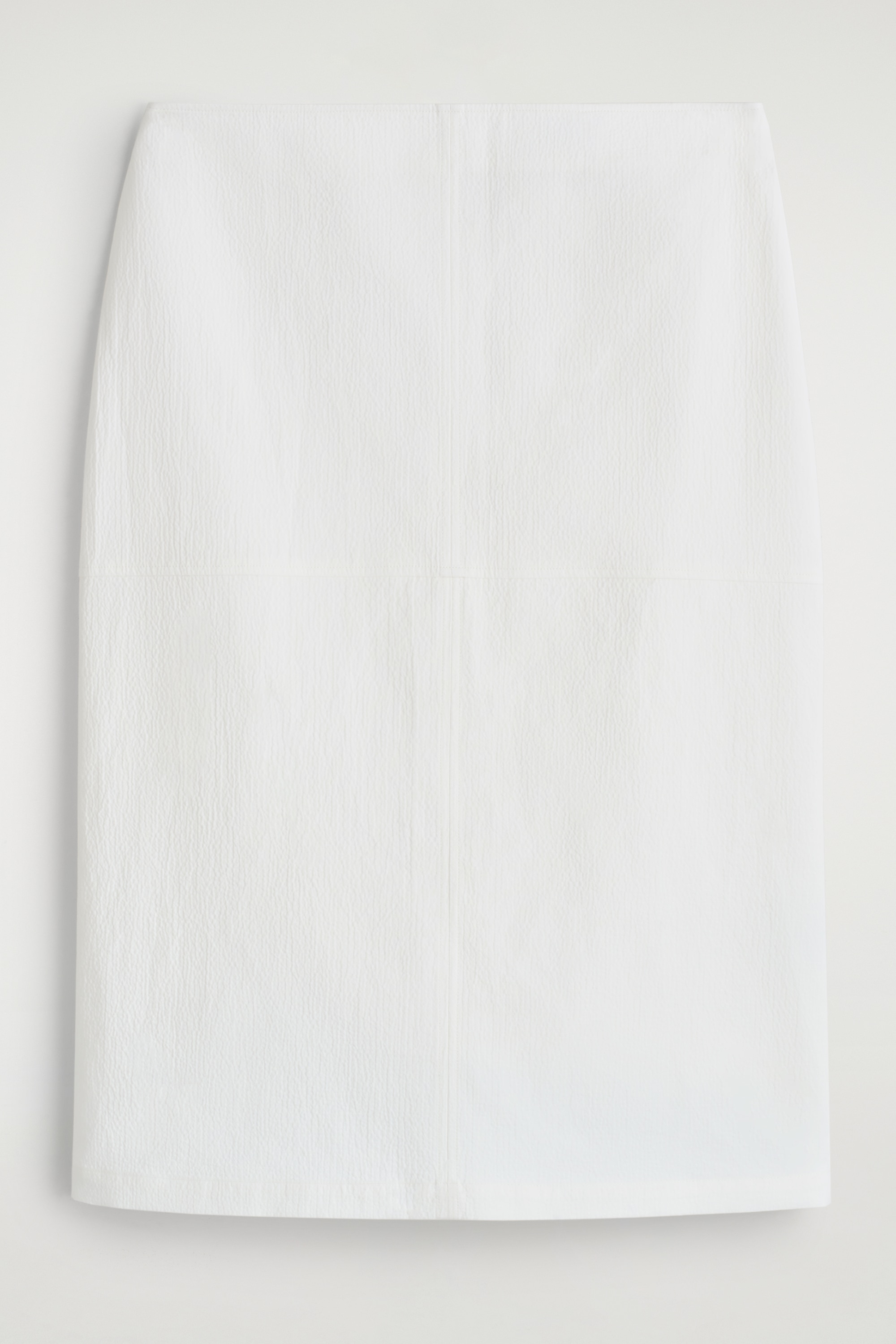 BAVLNENÁ PUZDROVÁ SUKŇA - BIELA/ŠEDÁ