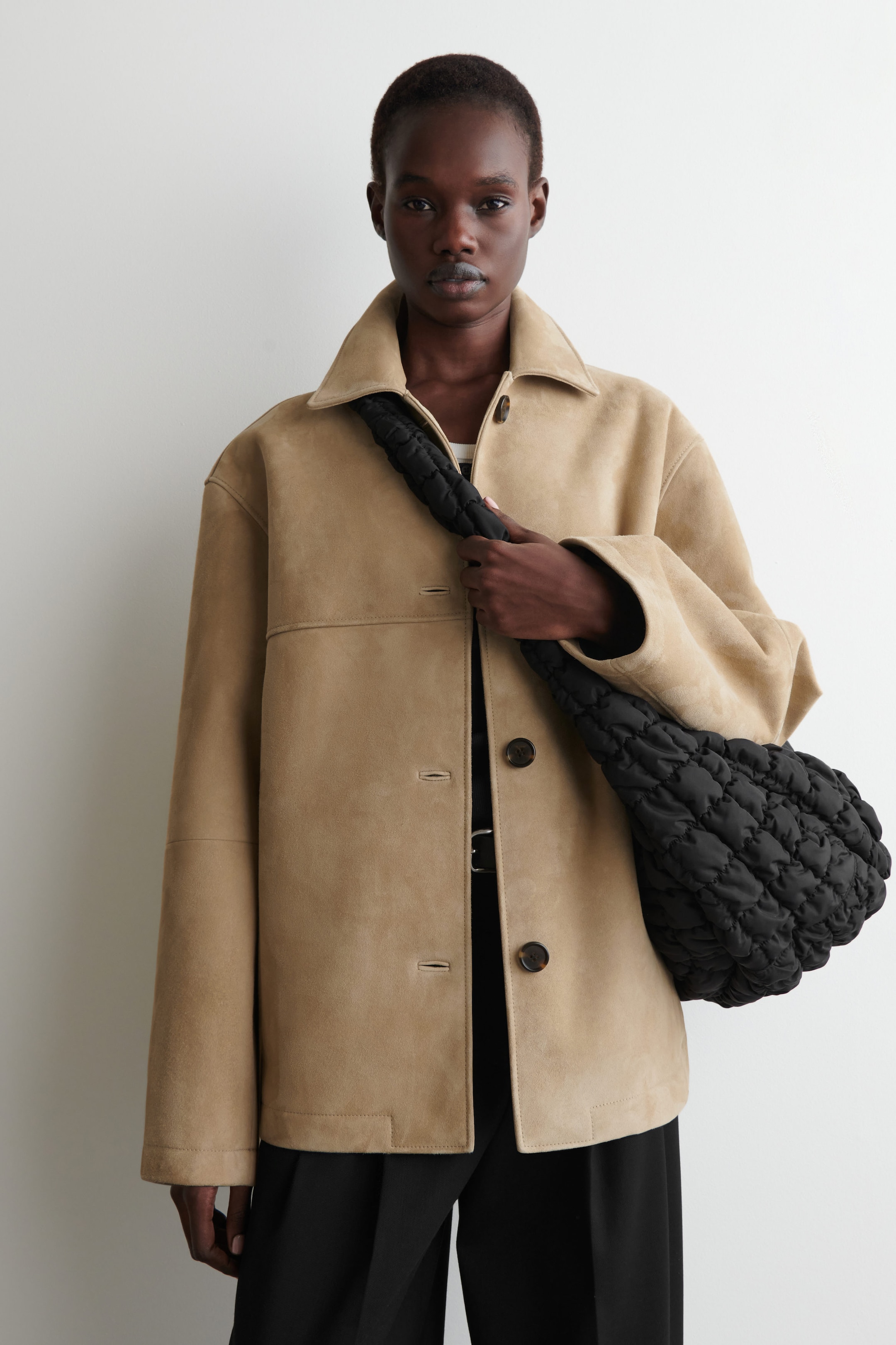 OVERSIZED QUILTED CROSSBODY