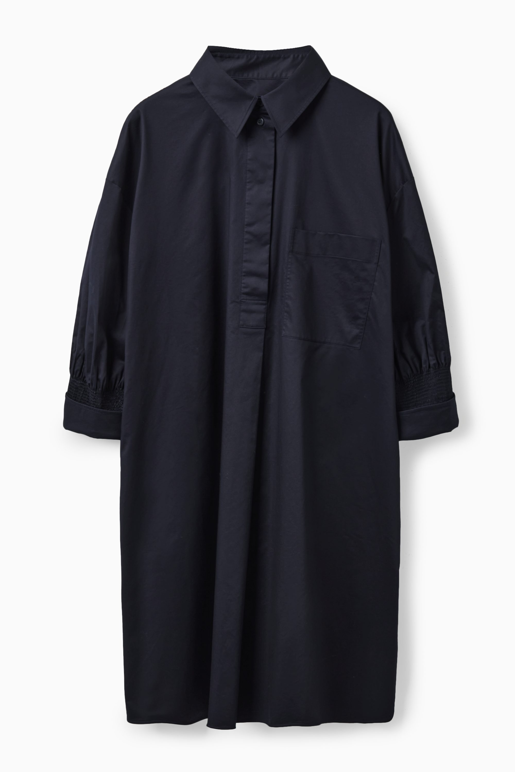 Vienna Volume Sleeve Shirt Dress Mサイズ Vienna Volume Sleeve Shirt Dress(white/M