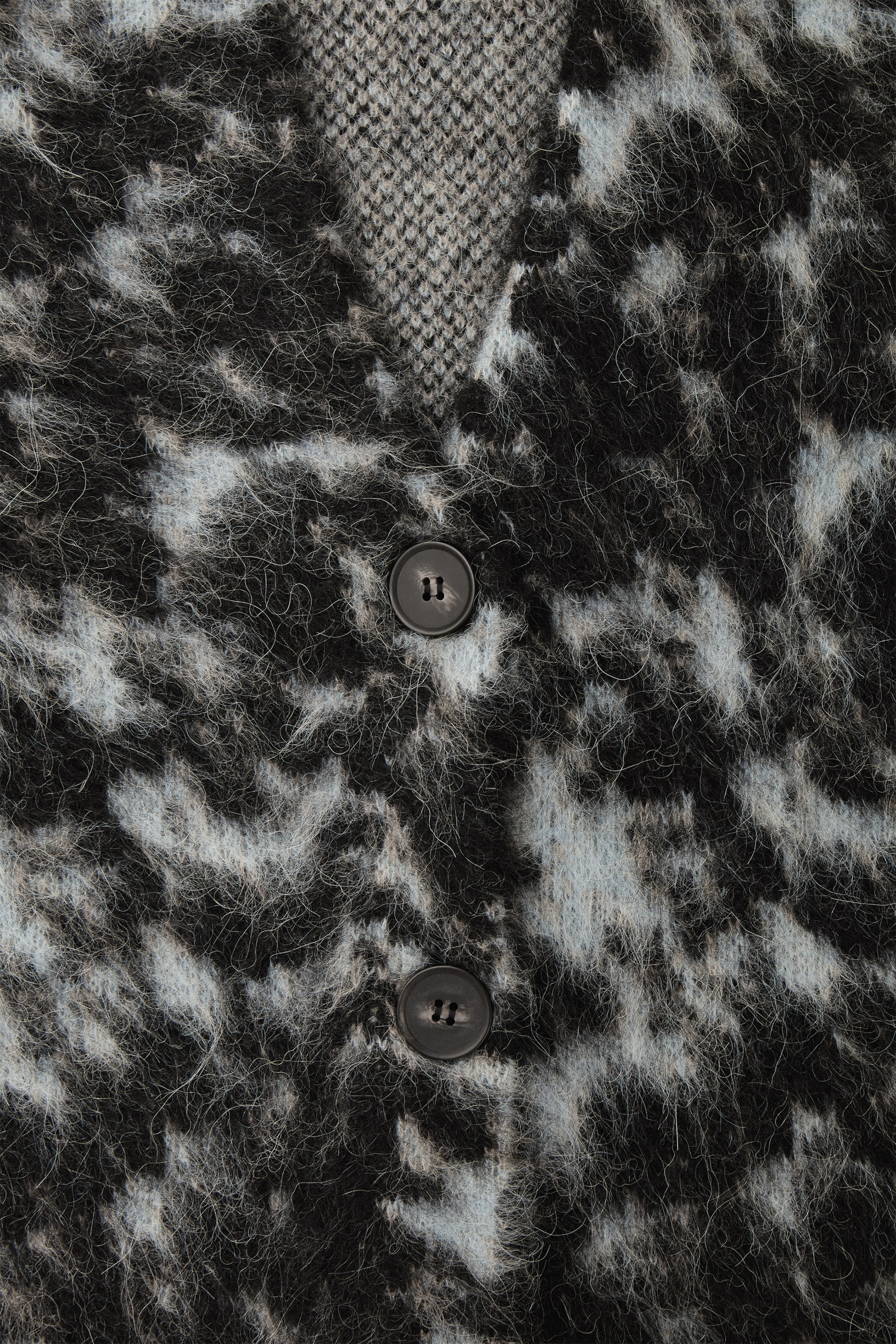 View larger image: TORTOISESHELL-JACQUARD ALPACA-BLEND CARDIGAN - BLUE - Ladies | H&M GB 2