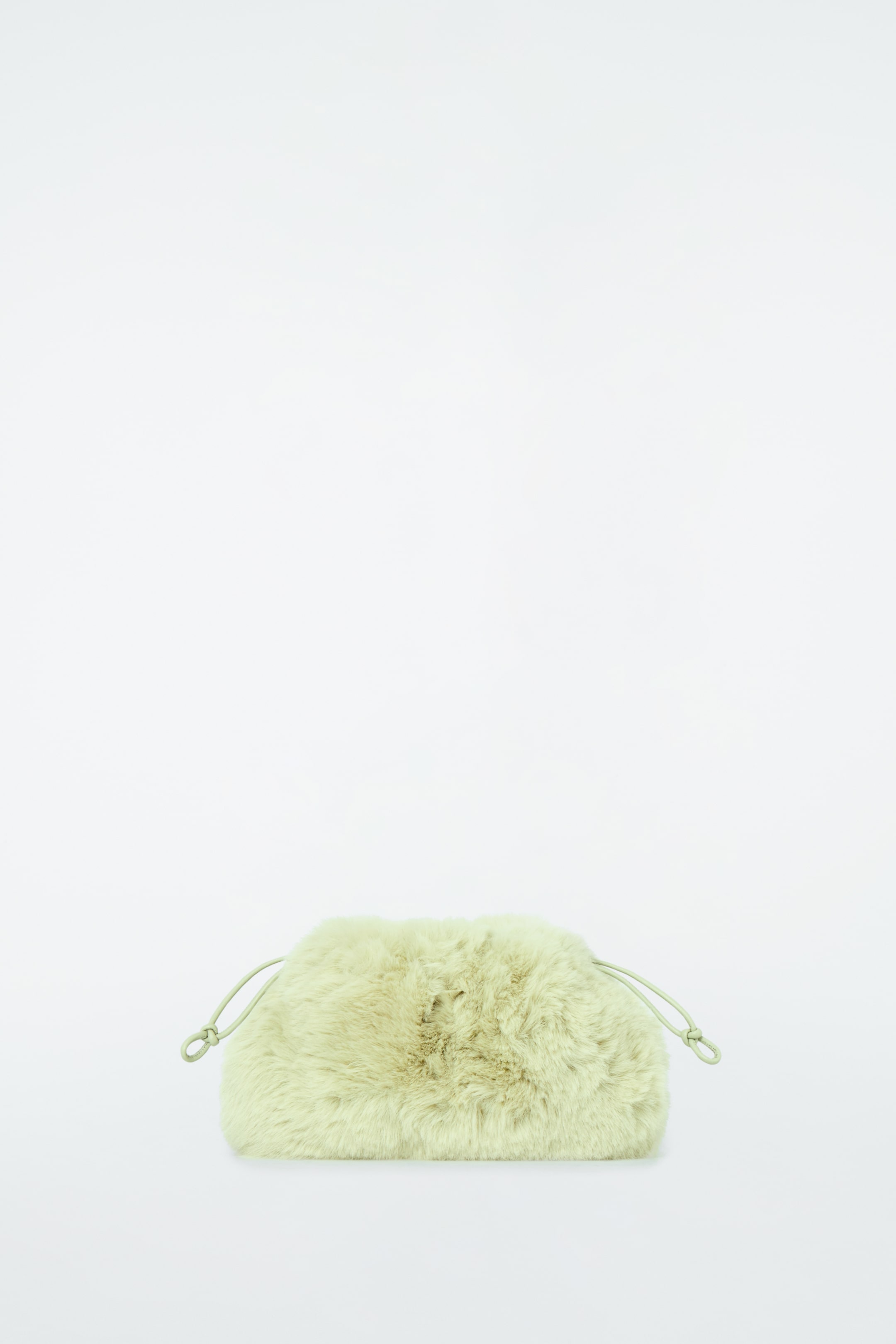 Grotere afbeelding bekijken: CAVATELLI MINI CLUTCH TAS - FAUX FUR - LICHTGROEN - DAMES | H&M BE 1