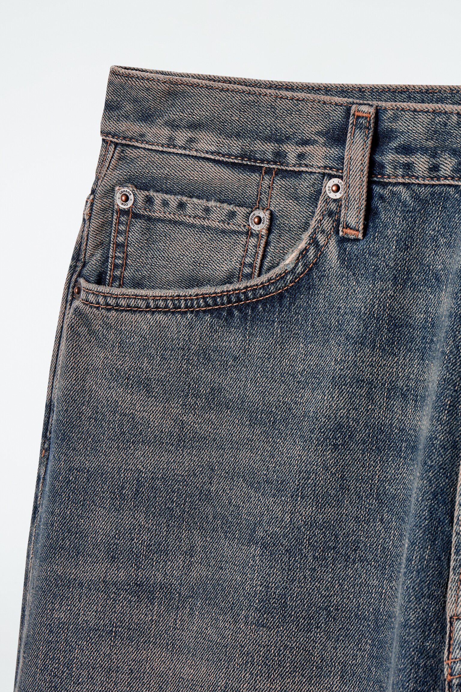 JEAN LARGE VOLUME - BLEU PÉTROLE/BLEU POUDRÉ/BLEU AUTHENTIQUE/NOIR DÉLAVÉ/BLEU - 2